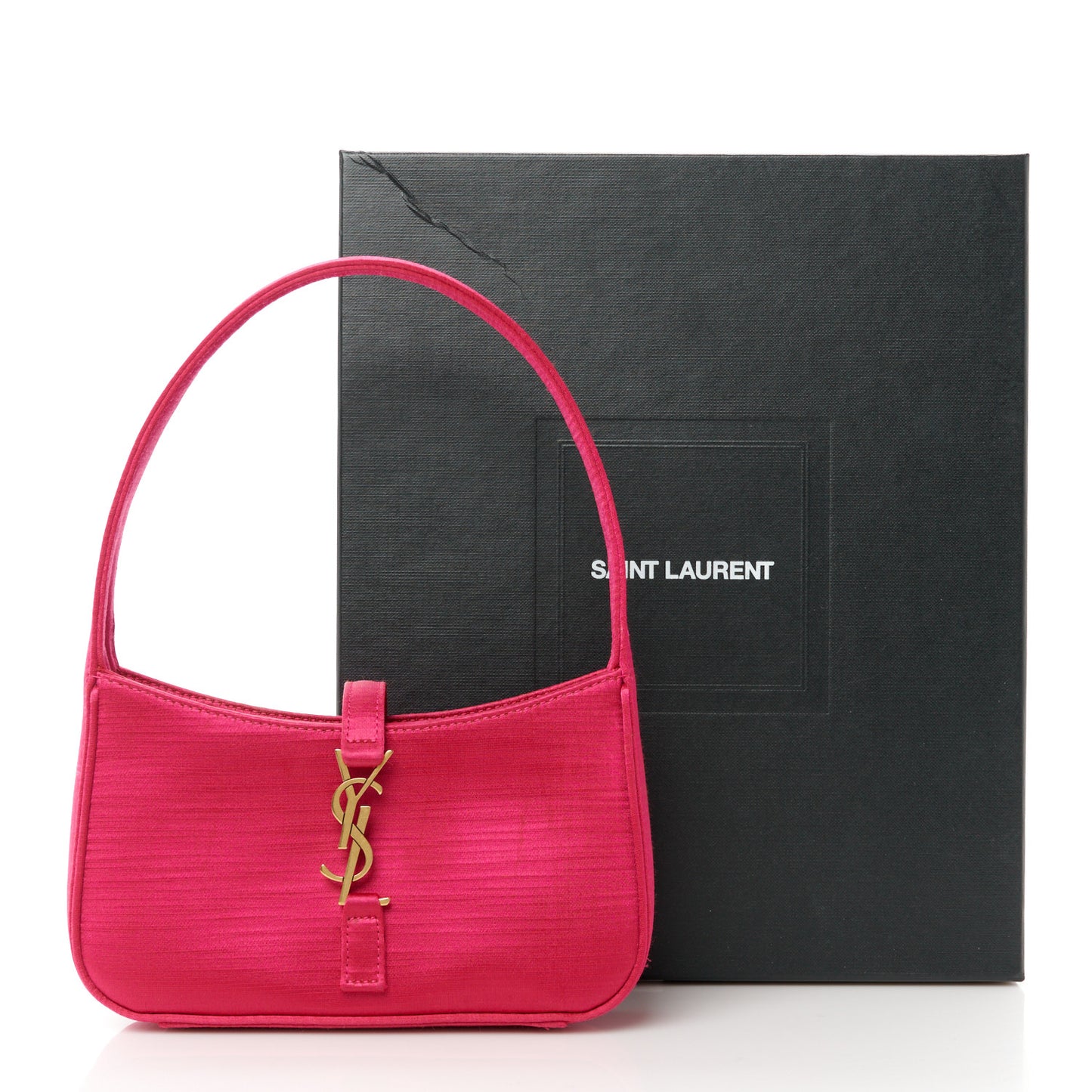 Satin Le 5 A 7 Mini Hobo Guava Pink