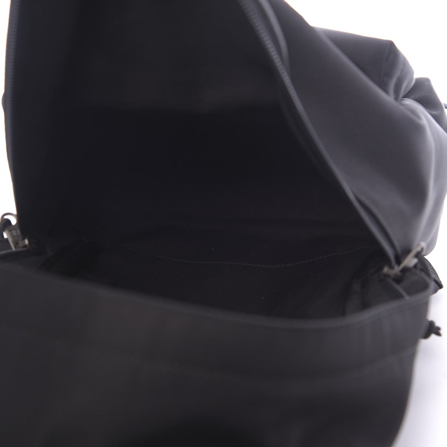 Nylon Embroidered You Are The World Explorer Backpack S Black