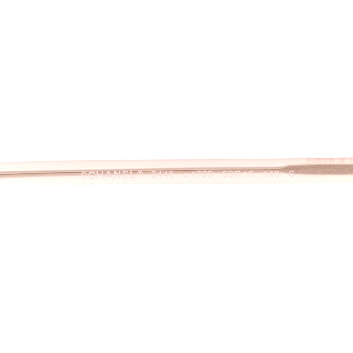 Acetate Square Eyeglasses 3448 Light Pink