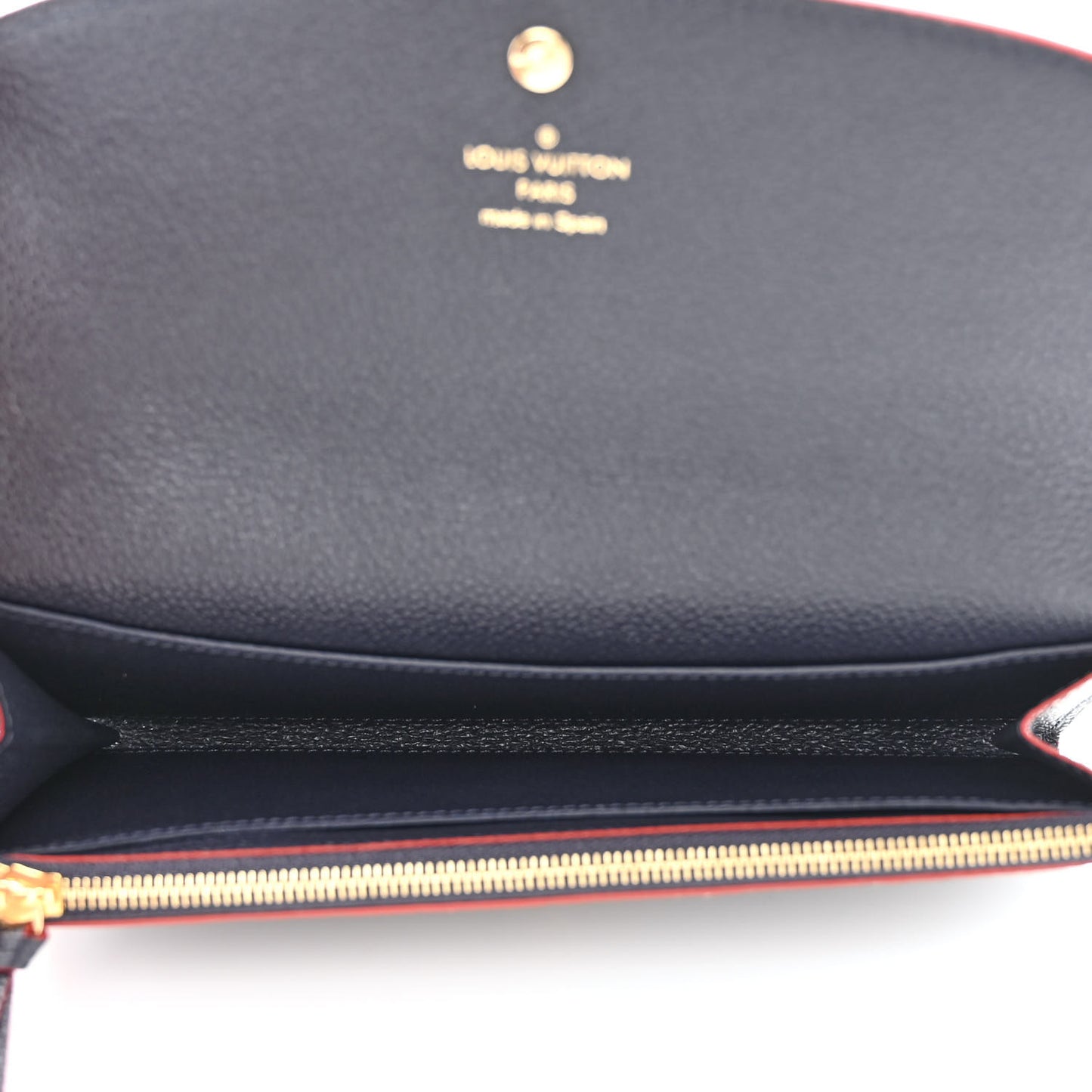LOUIS VUITTON Empreinte Emilie Wallet Marine Rouge