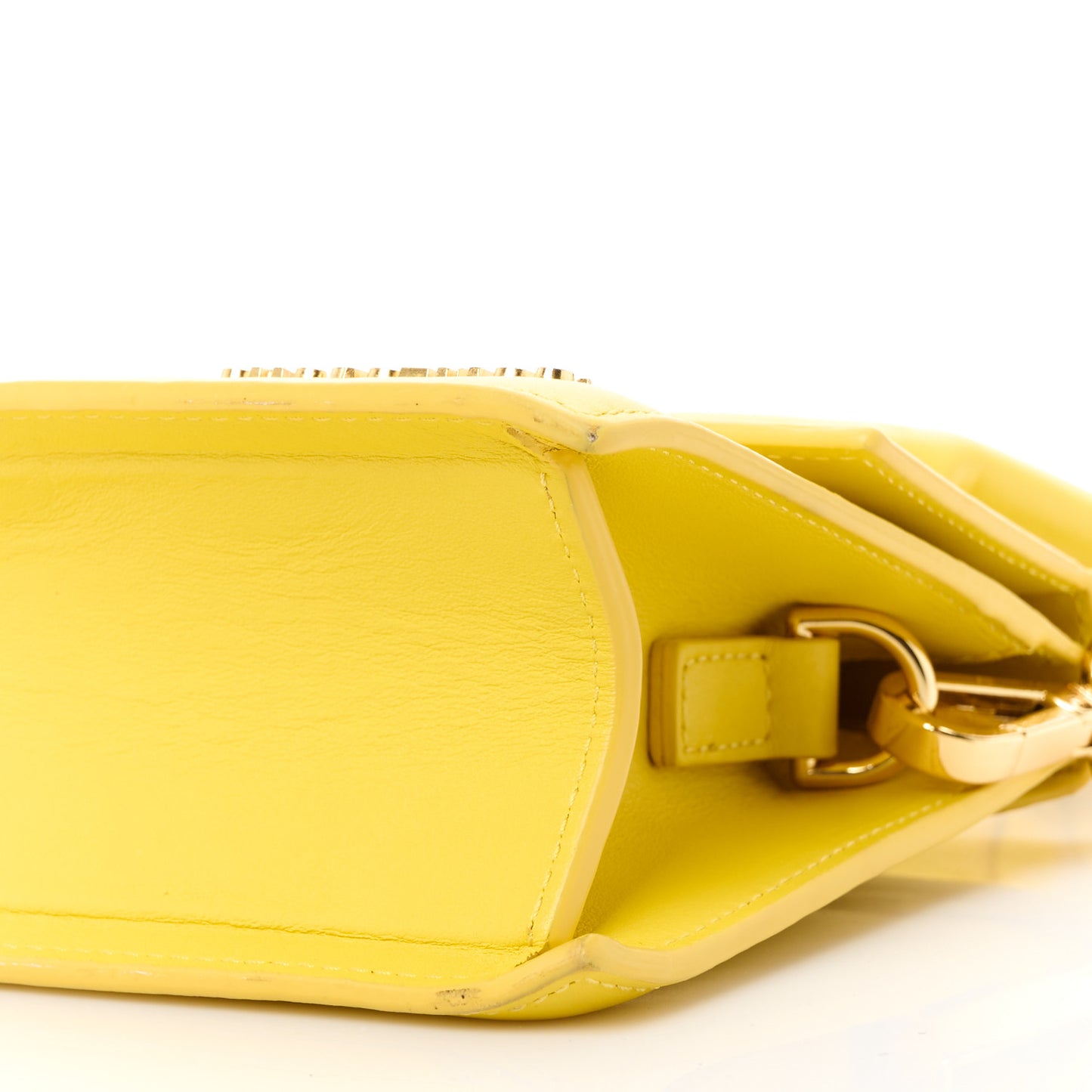 Smooth Calfskin Le Chiquito Noeud Yellow