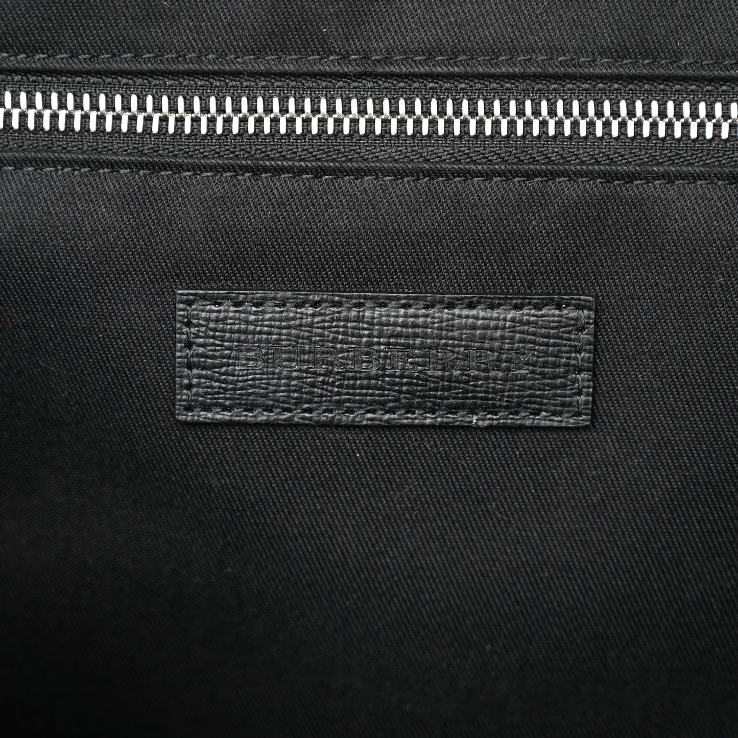 PVC Check Abbeydale Simple Backpack Black Grey