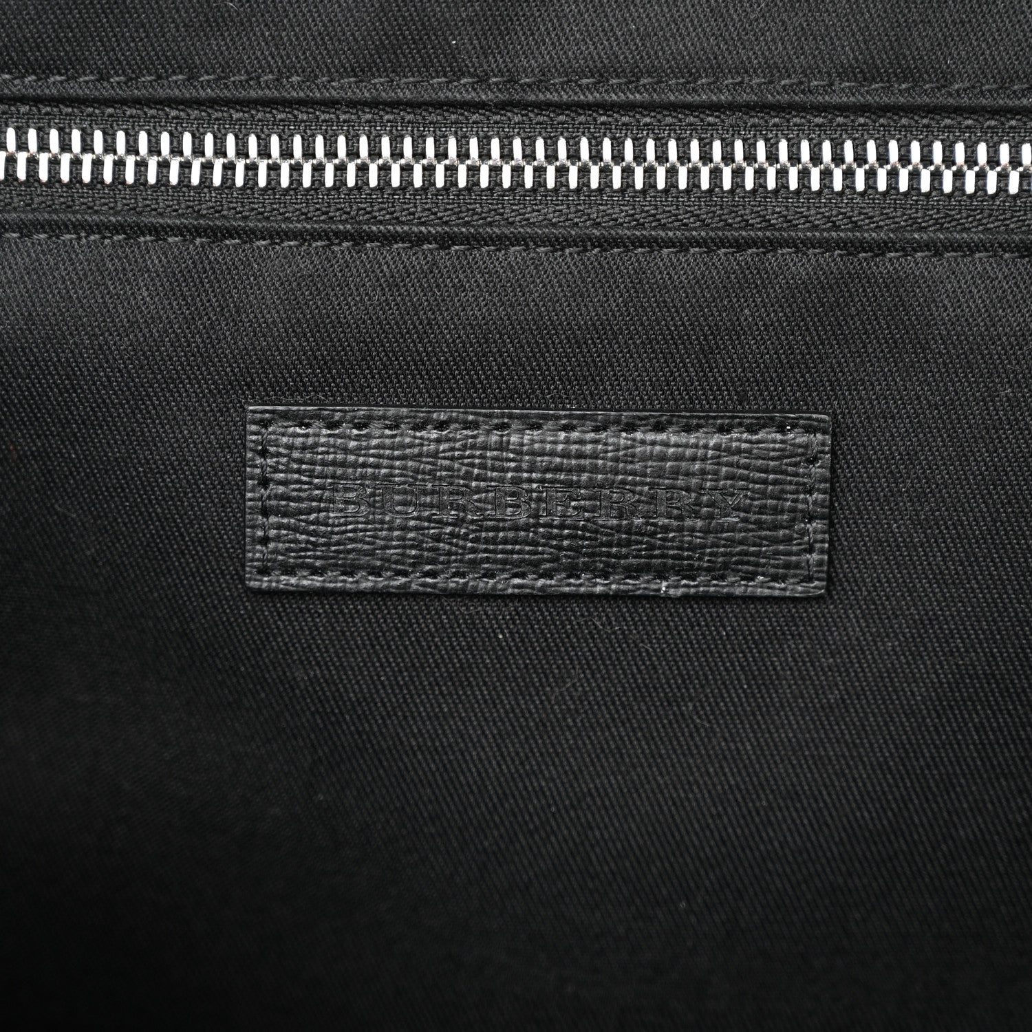Burberry PVC Check Abbeydale Simple Backpack Black Grey 6 of 12