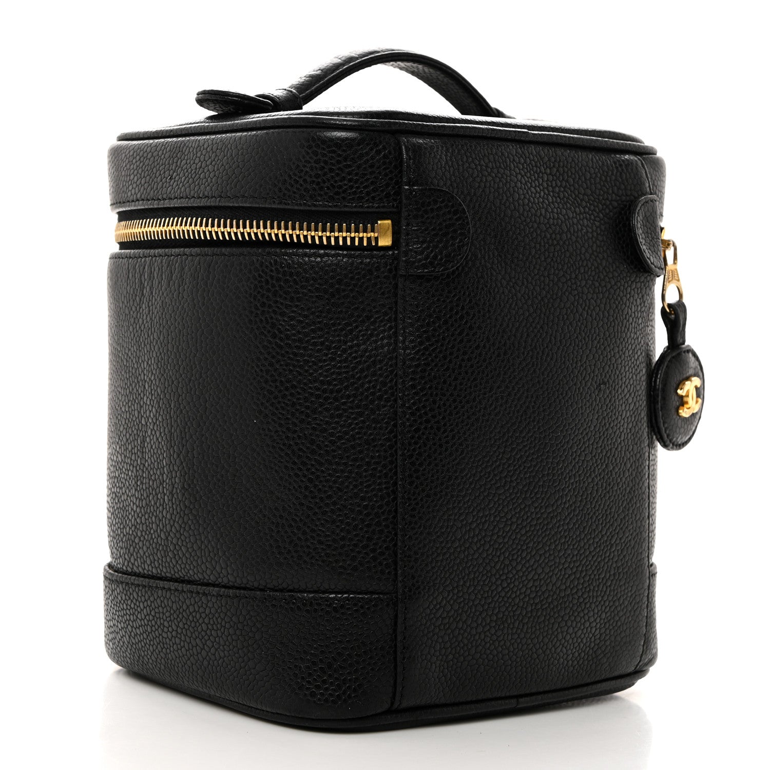 Chanel Caviar Vanity Cosmetic Case Black 3 of 7