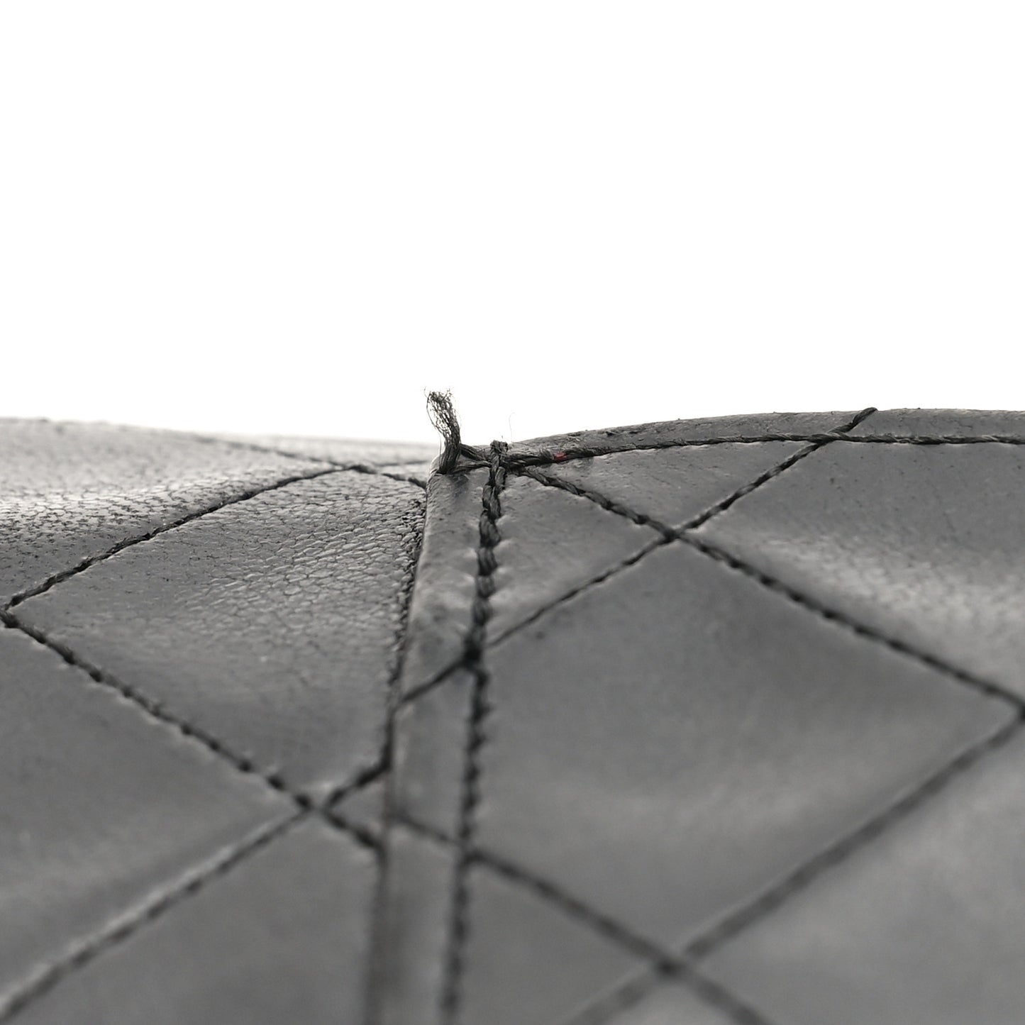 Lambskin Quilted Medium Bijoux Chain Double Flap Black