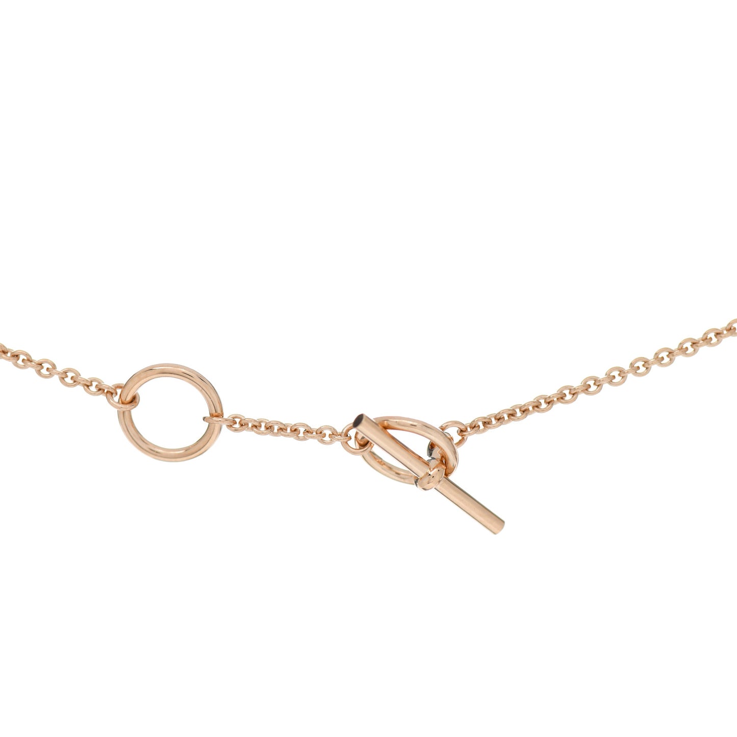 18K Rose Gold Diamond TPM Vertige Coeur Necklace SH