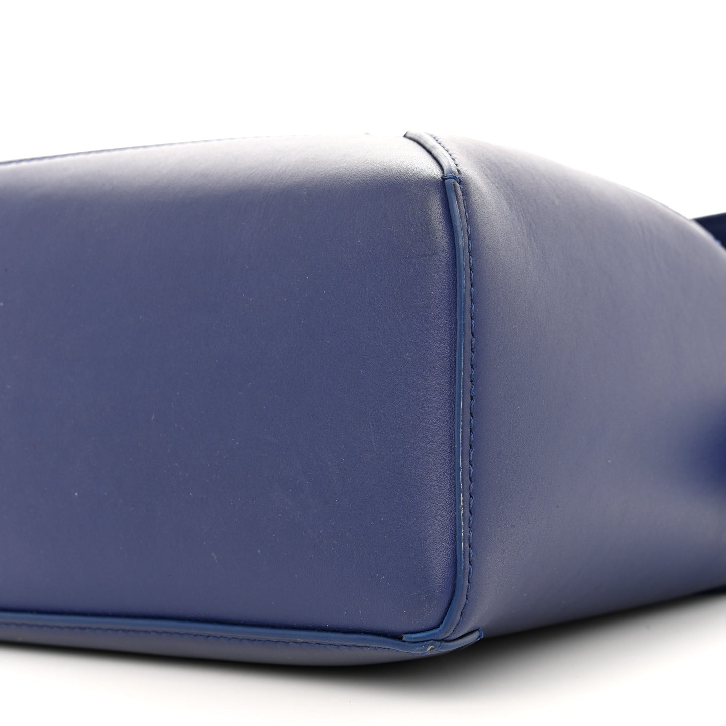Satin Calfskin Monochrome Small Puzzle Edge Bag Navy