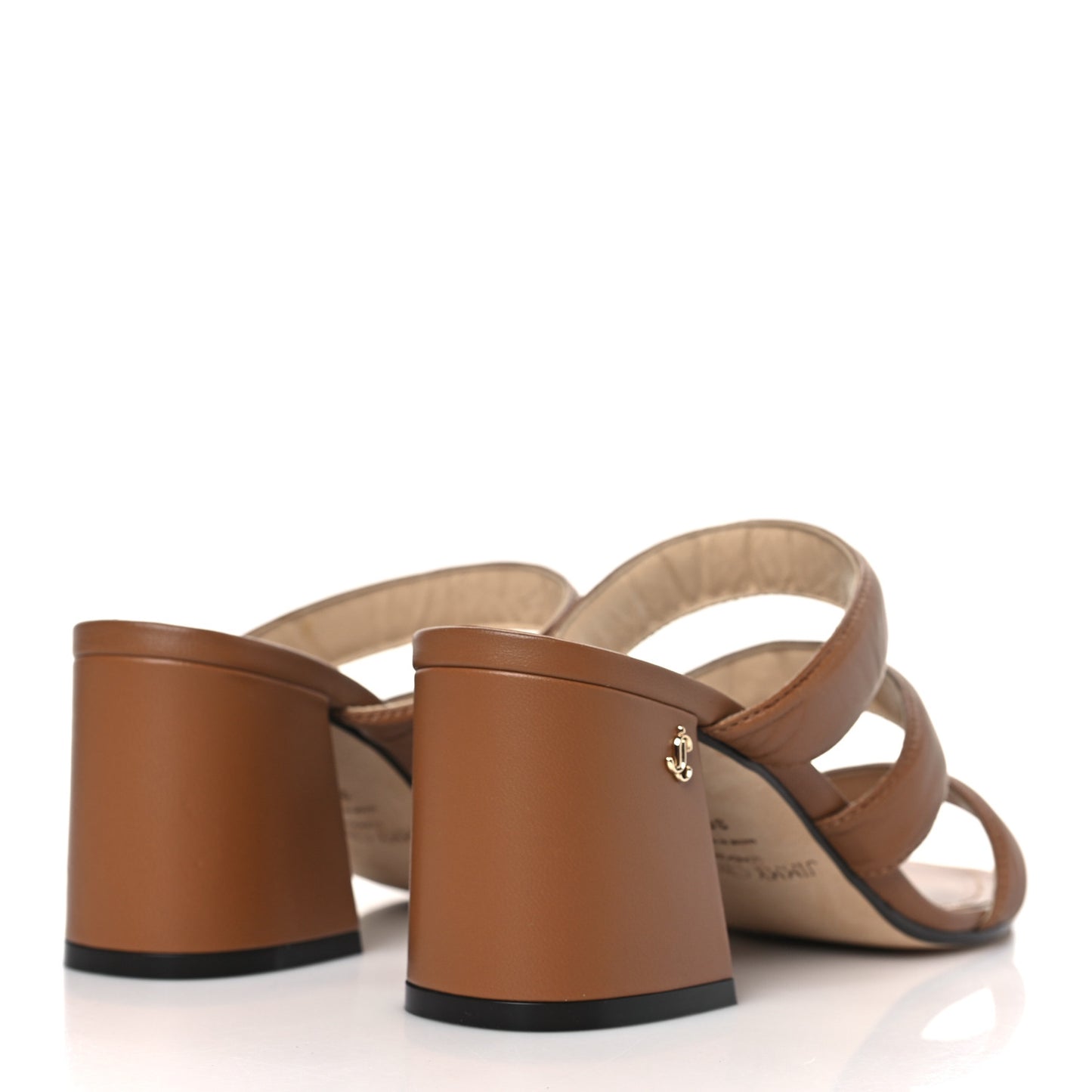 Nappa Auna 65 Mule Sandals 38.5 Brown