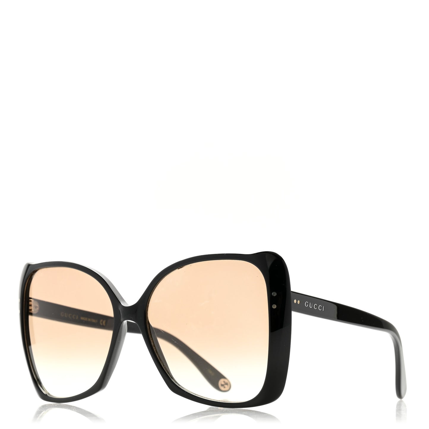 Acetate Oversize Square Frame GG0471S Sunglasses Black