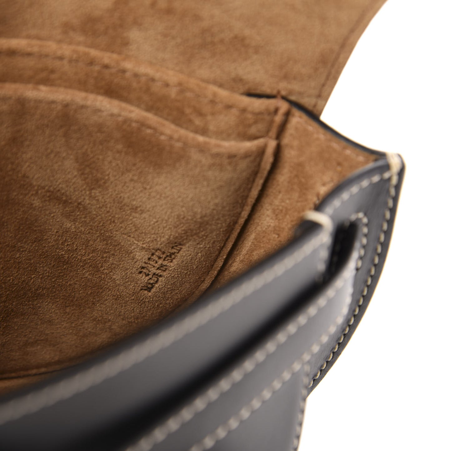 Calfskin Mini Gate Belt Bag Black