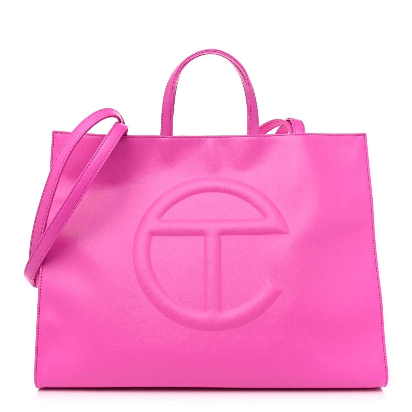 Vegan Leather Large Shopping Bag Azalea