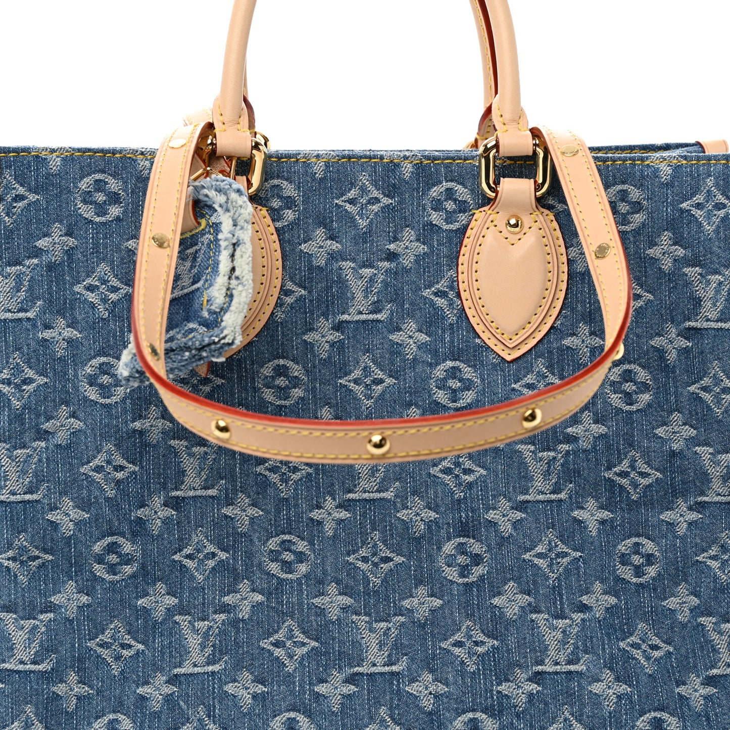 Monogram Denim Onthego MM Blue