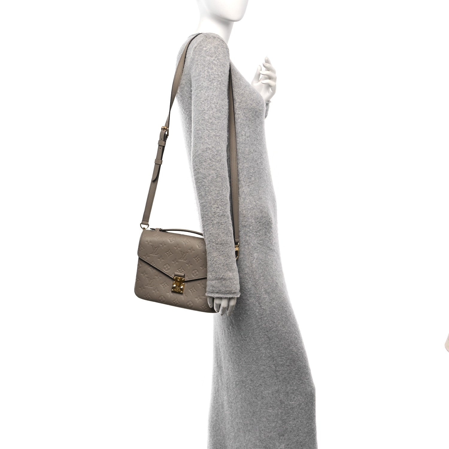 Louis Vuitton Empreinte Pochette Metis Tourterelle 2 of 10