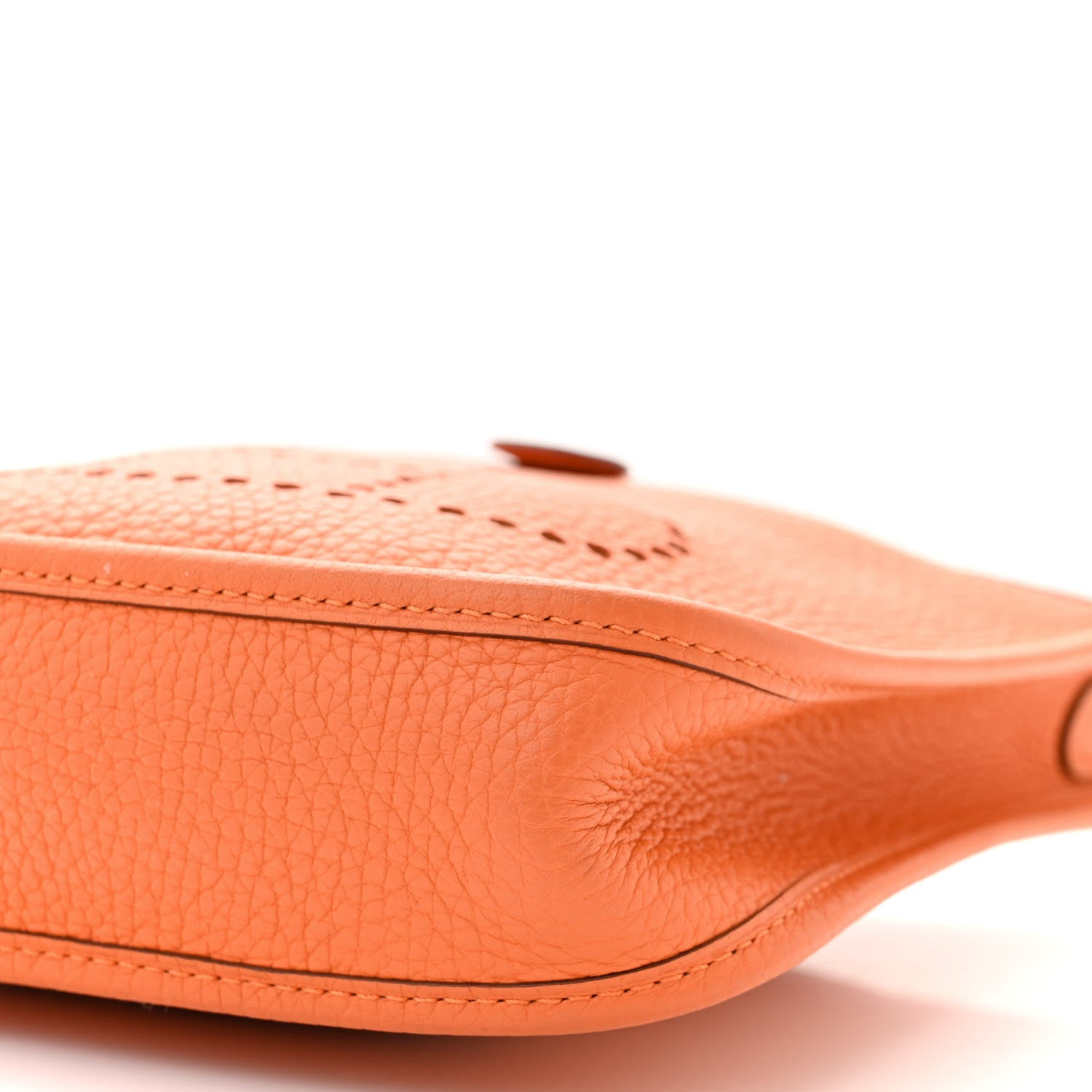 Hermes Taurillon Clemence Amazone Evelyne TPM Orange Peony 10 of 11