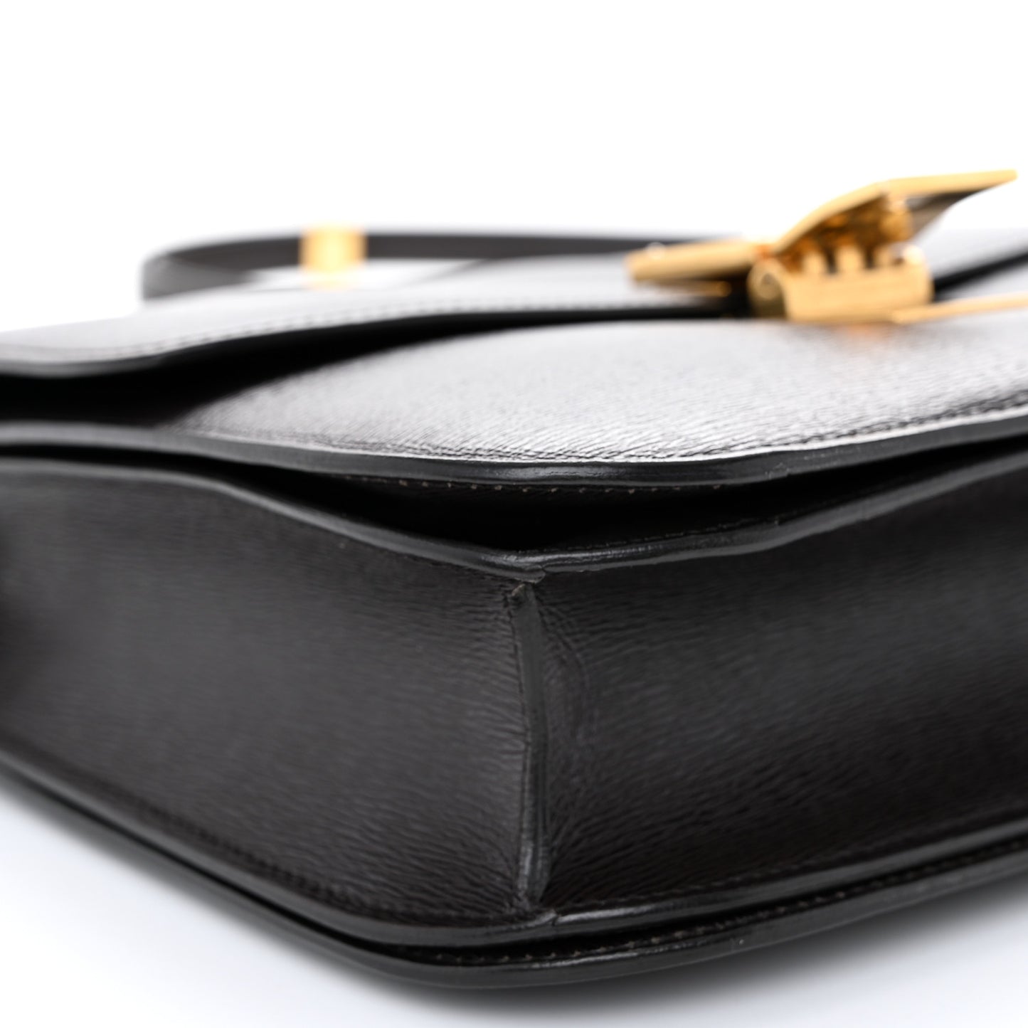 Liege Calfskin Medium Classic Box Flap Bag Chestnut