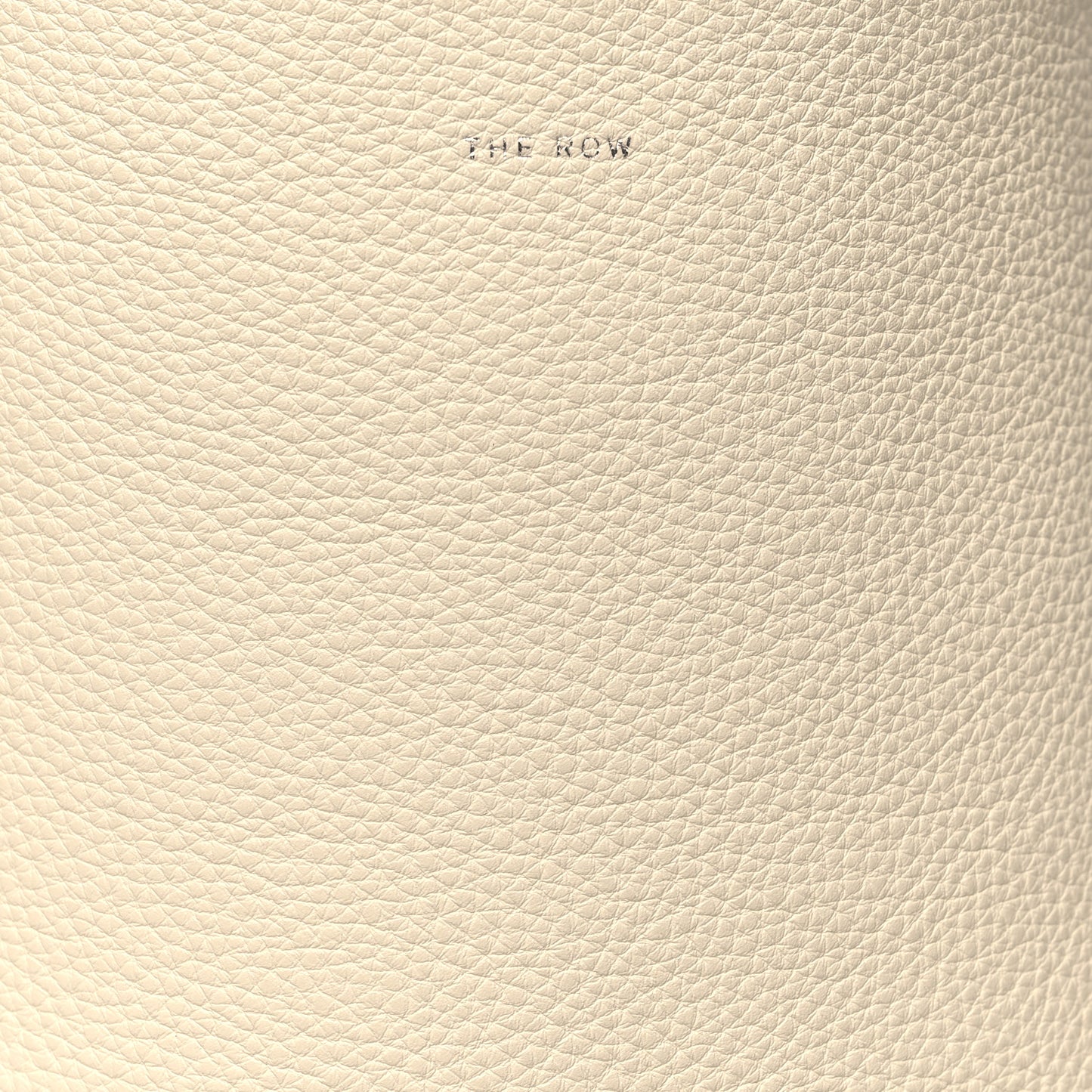 Grained Calfskin Medium N/S Park Tote Ivory
