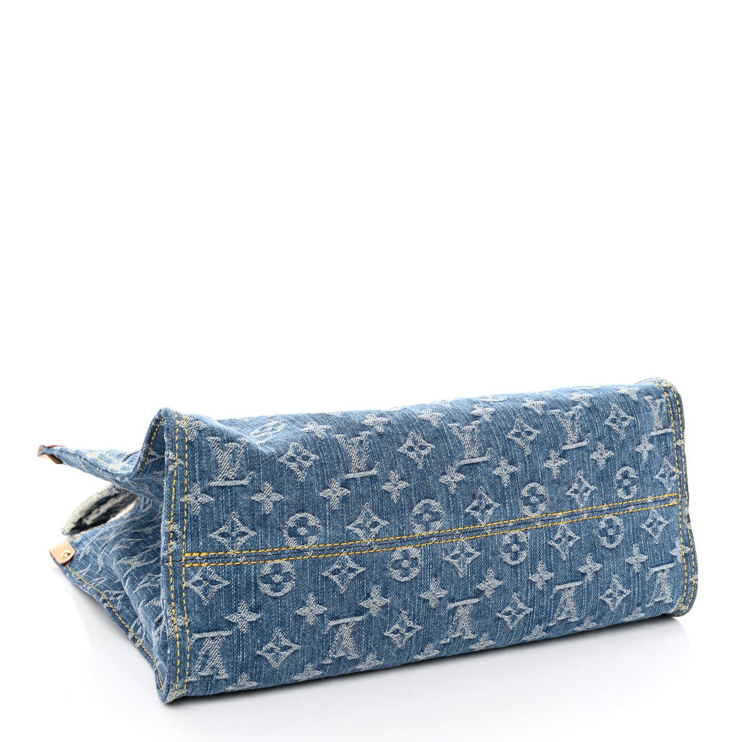 Monogram Denim Onthego MM Blue