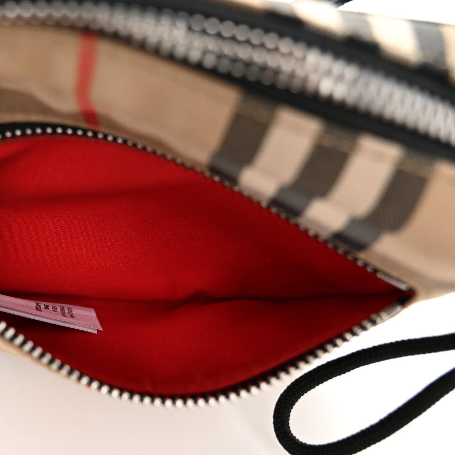 Nylon Vintage Check Small Cannon Bum Bag Archive Beige