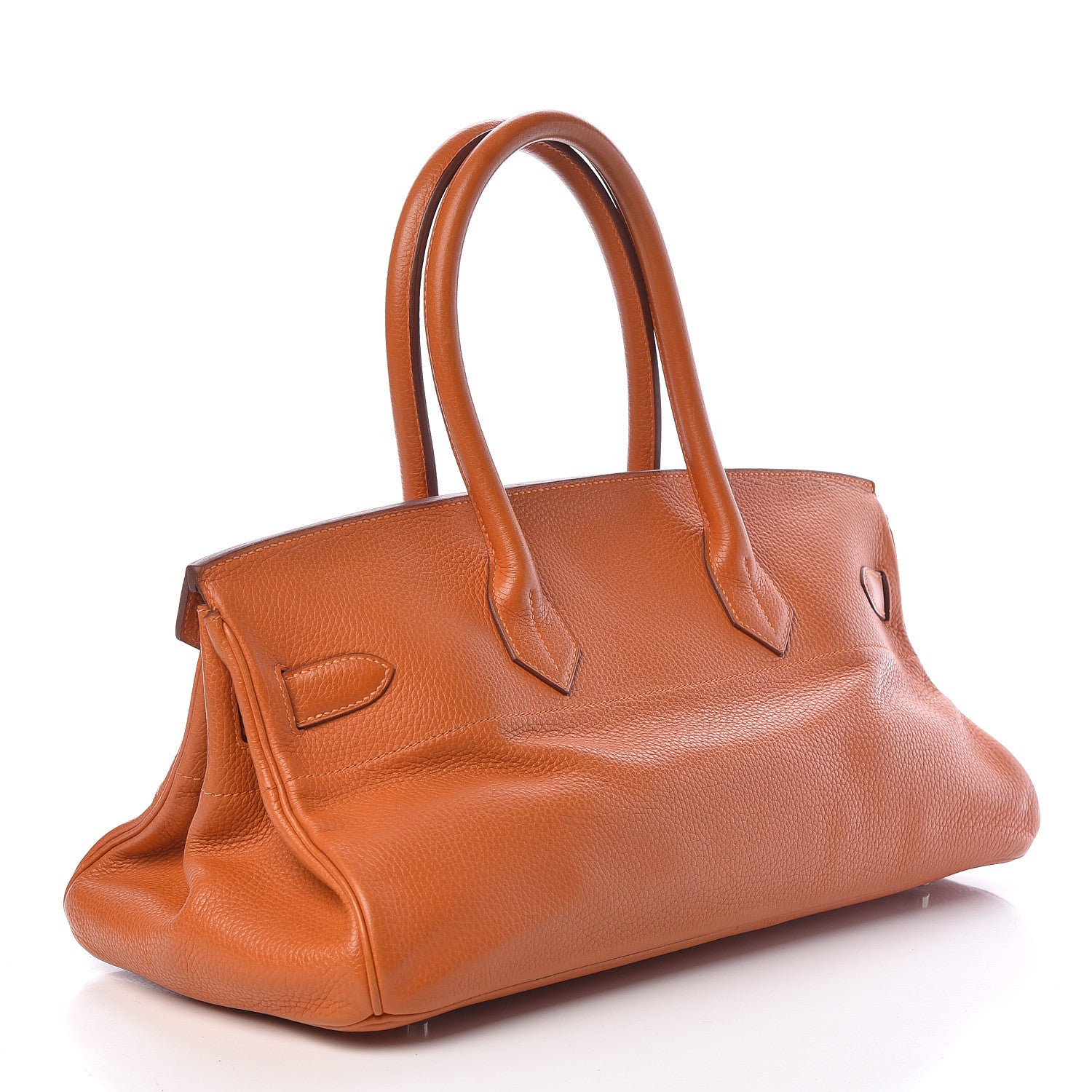 Hermes Taurillon Clemence JPG Birkin 42 Orange 3 of 12