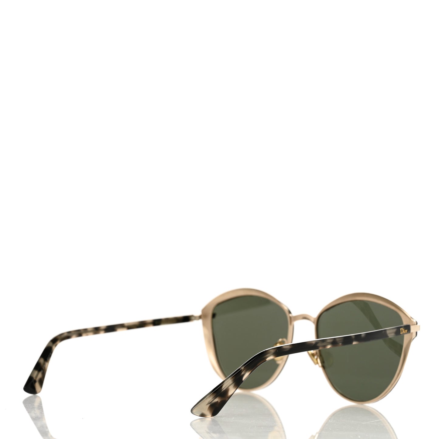 Round Mirrored Murmure Sunglasses Havana