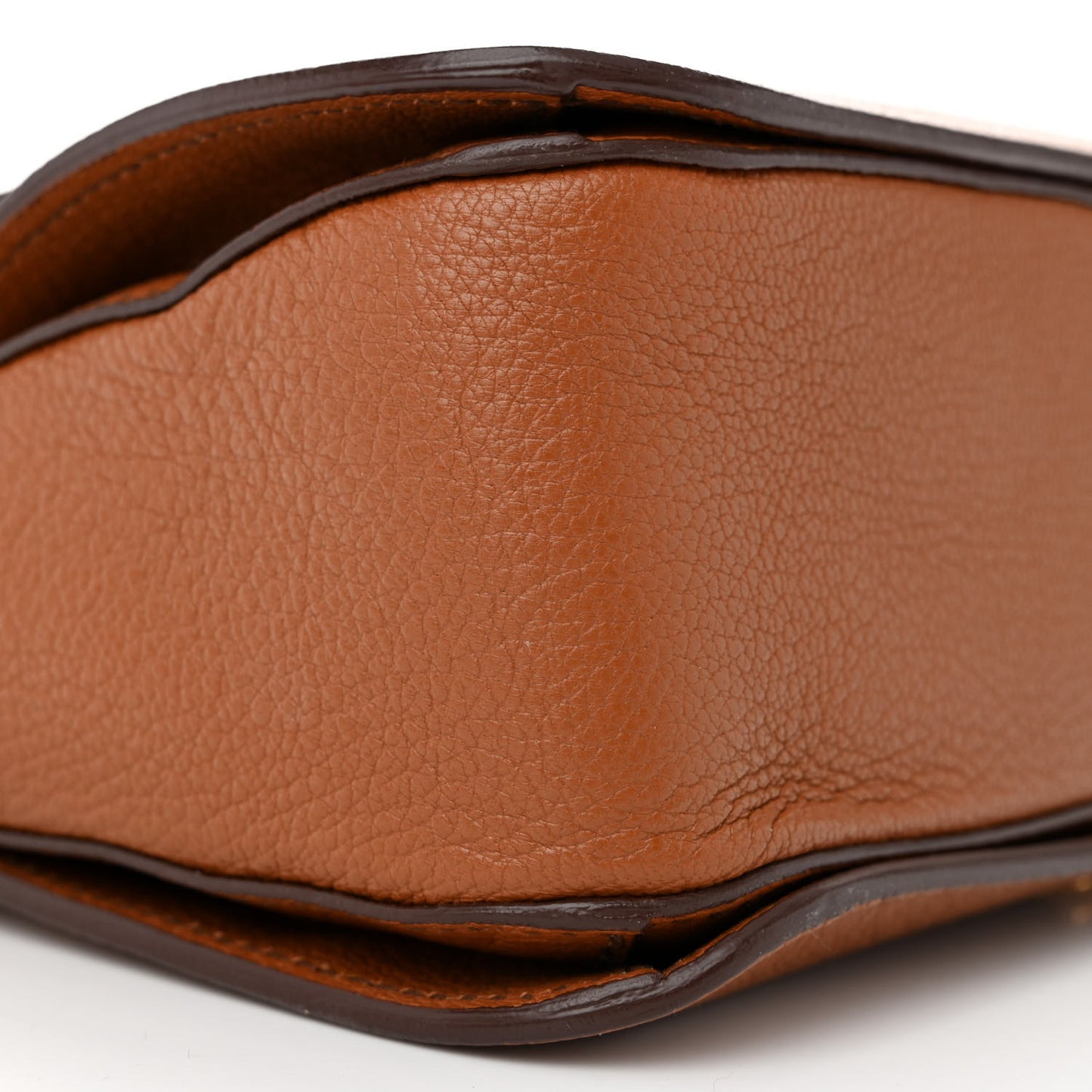 Goatskin Madras Shoulder Bag Cuoio