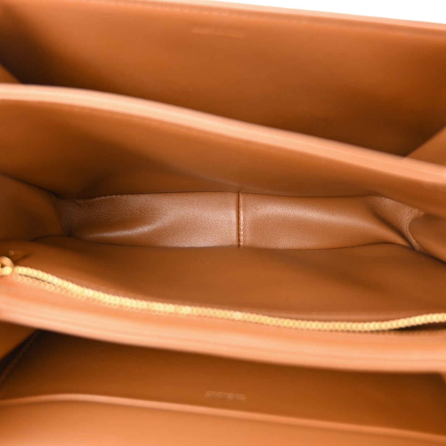 Shiny Calfskin Medium Triomphe Tan