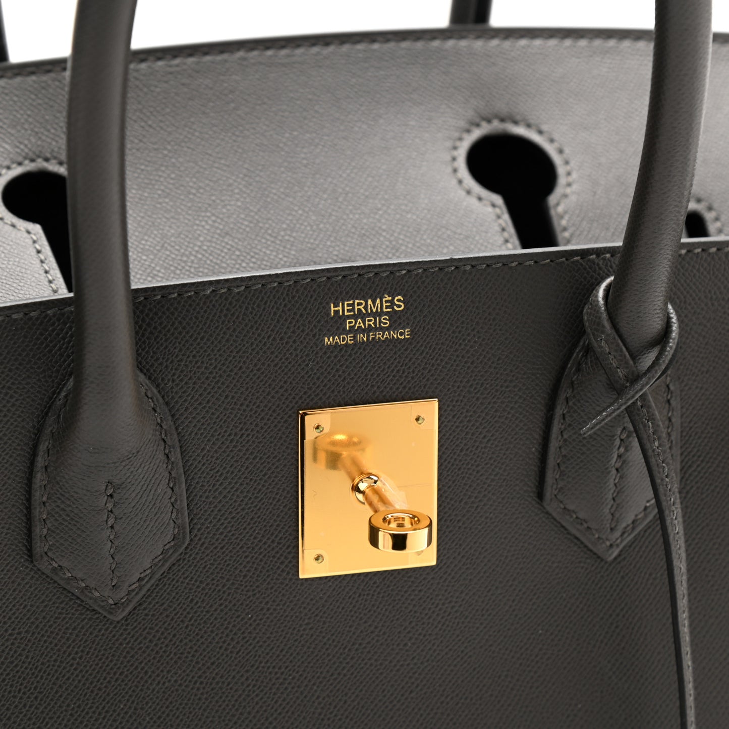 Grained Monsieur Birkin Sellier 30 Graphite