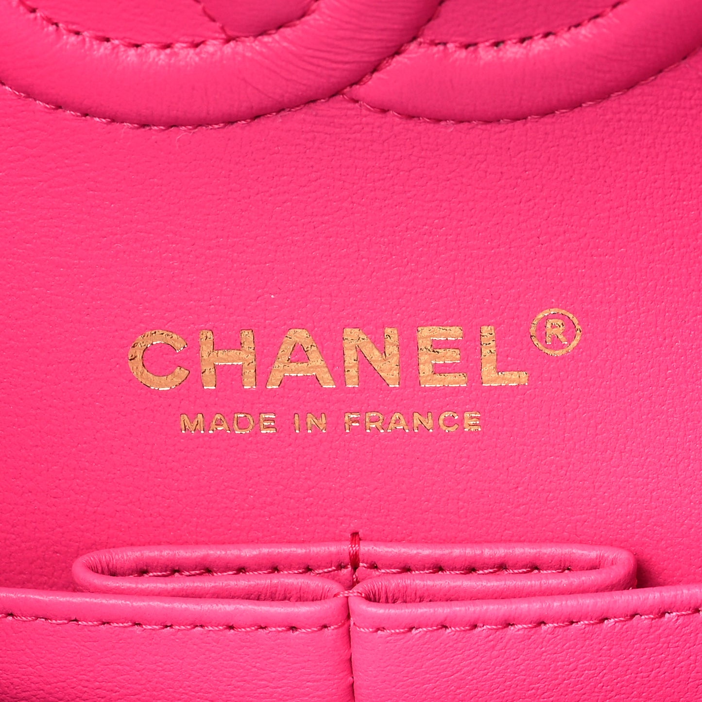 Caviar Quilted Medium Double Flap Pink