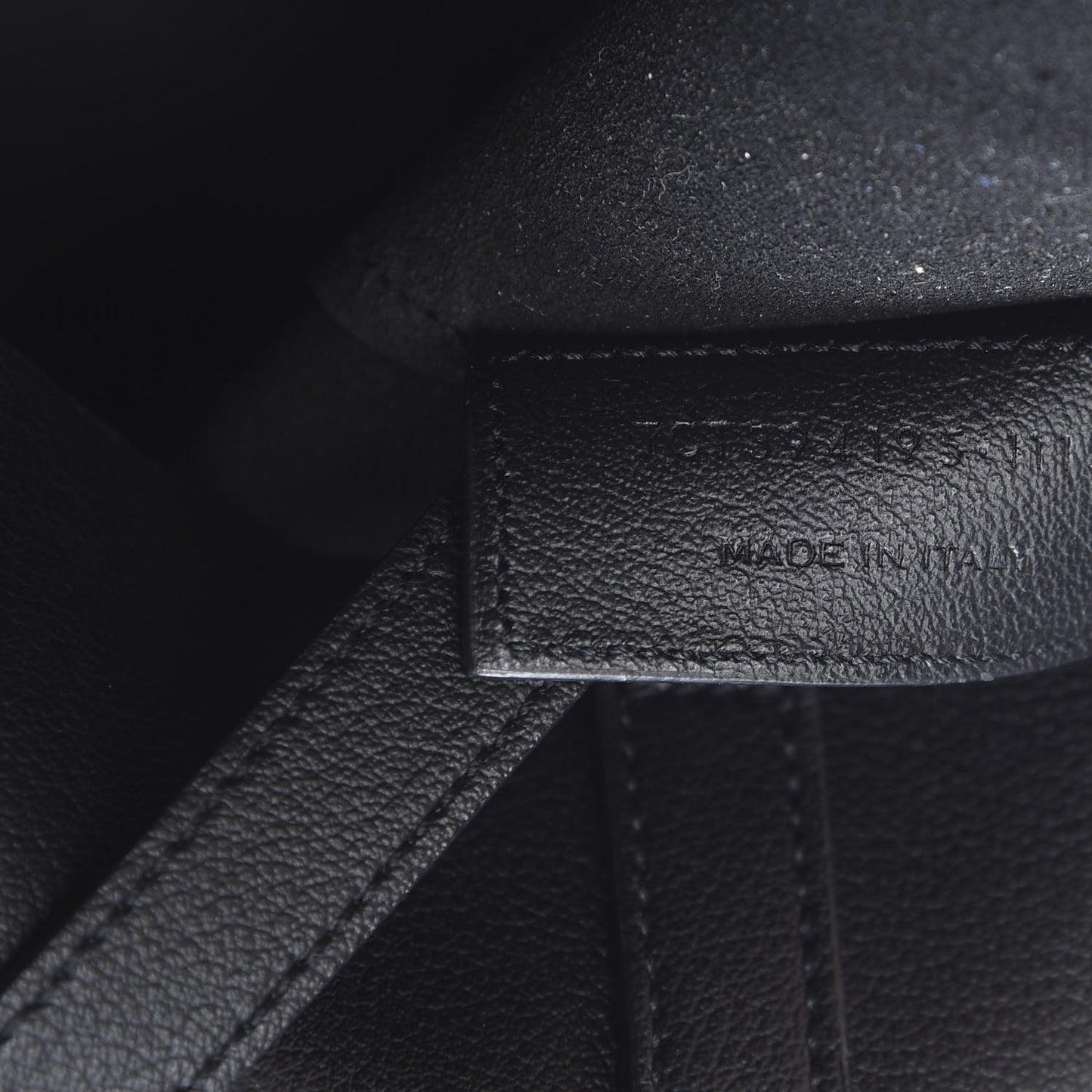 Calfskin Large Shopping Tote Black
