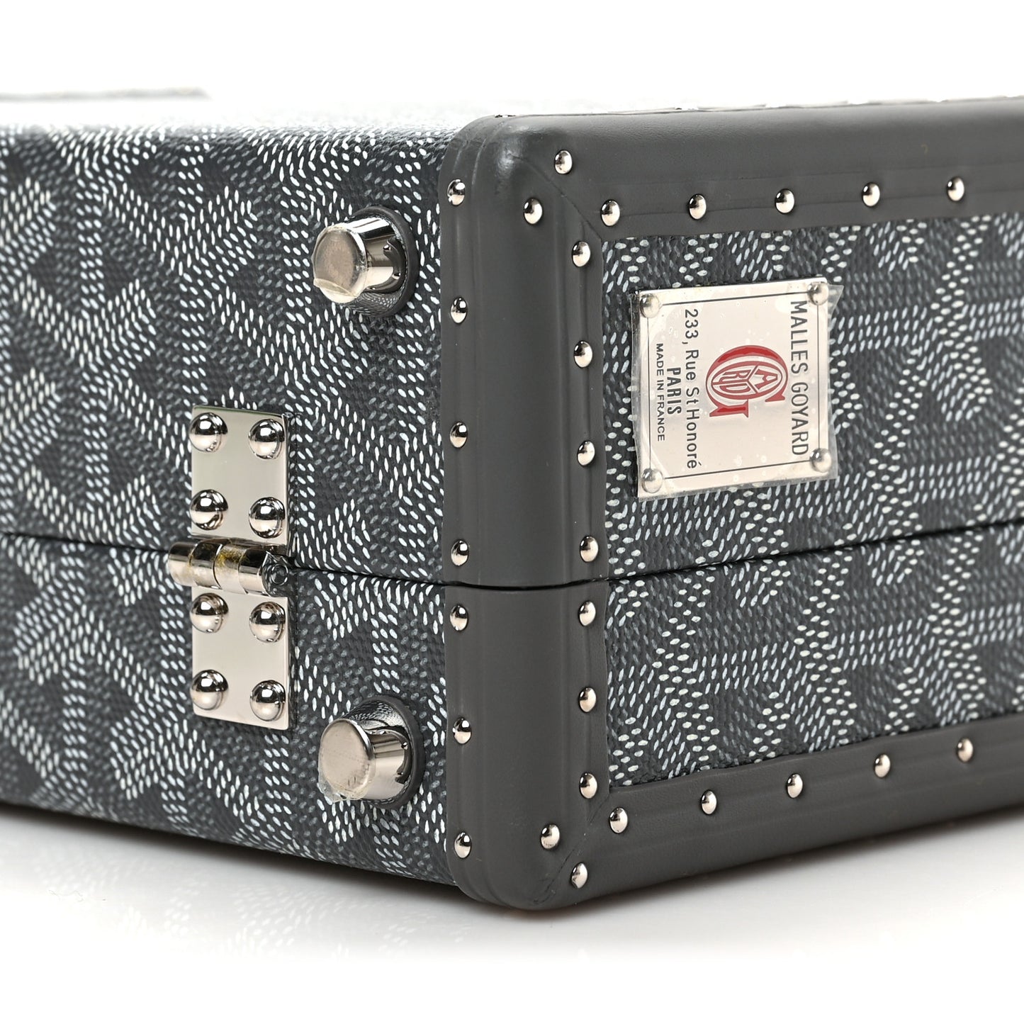 Goyardine Grand Hotel Trunk Bag Grey