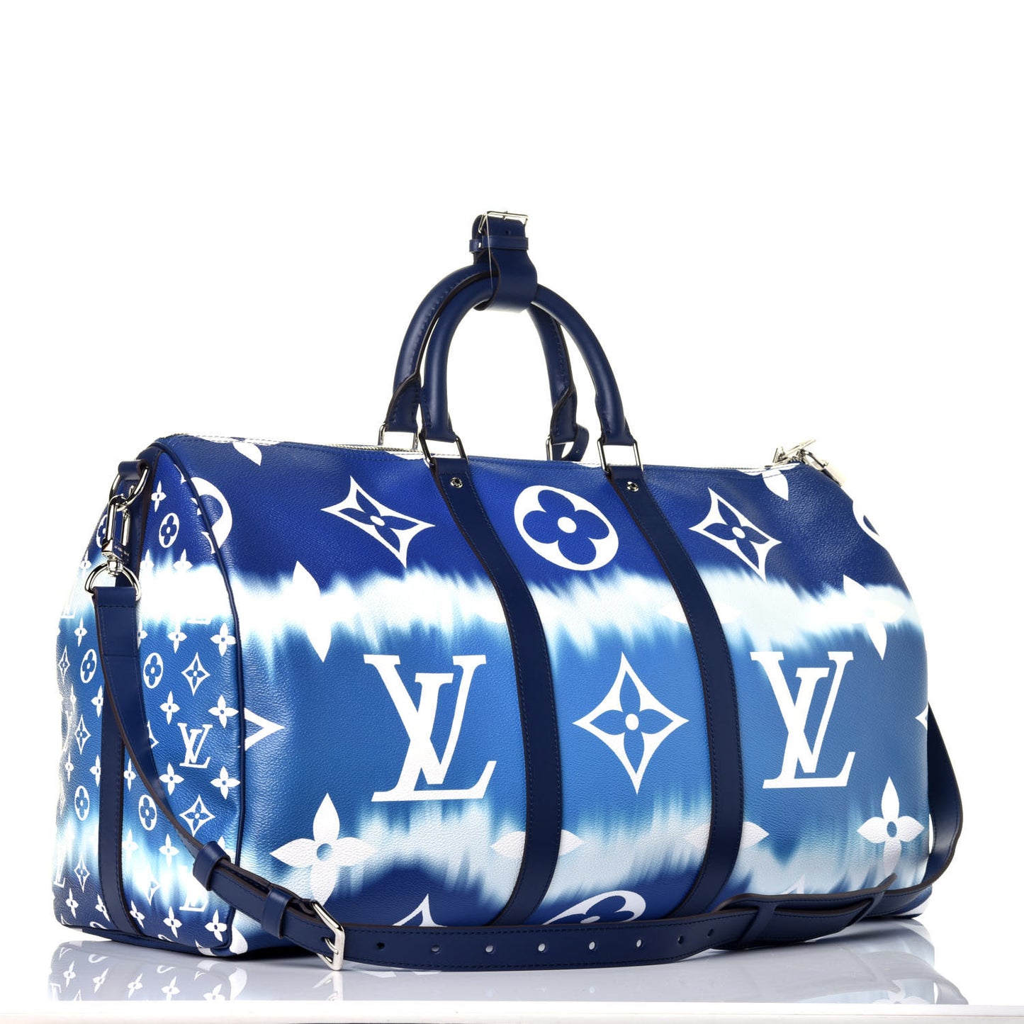 Monogram Escale Keepall Bandouliere 50 Blue
