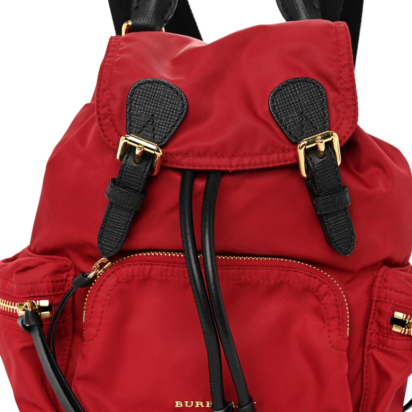 Nylon Small Rucksack Backpack Red