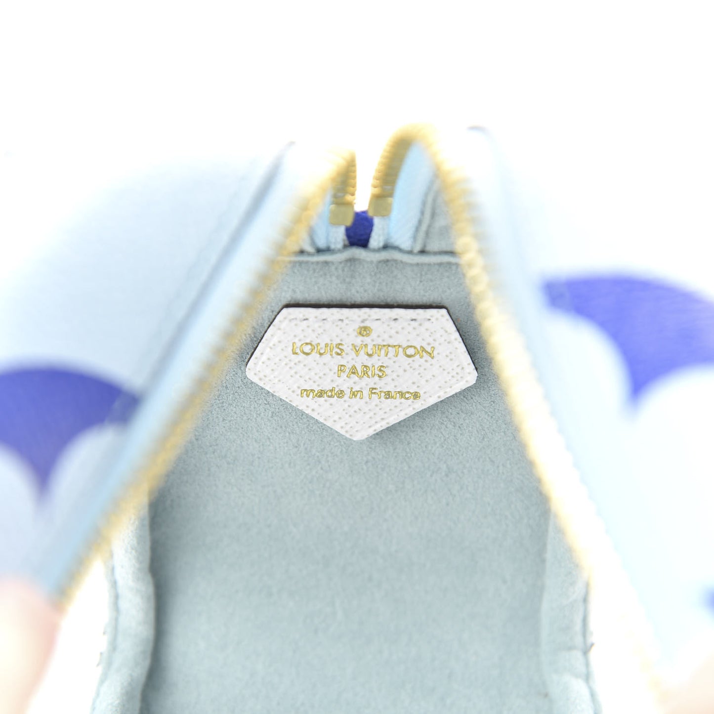 Monogram Giant Hawaii Beach Pouch Blue