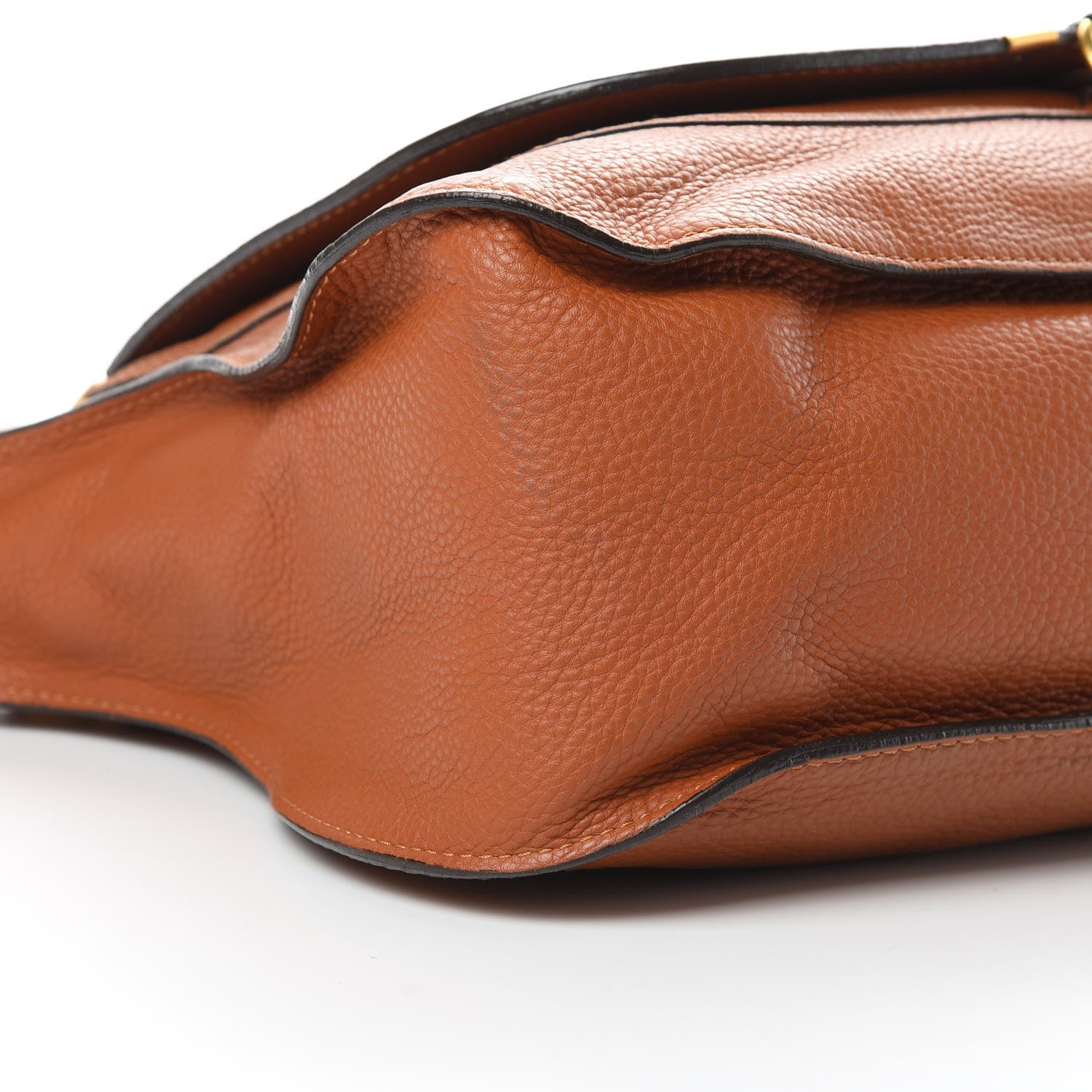 Chloe Calfskin Large Marcie Satchel Tan 9 of 17