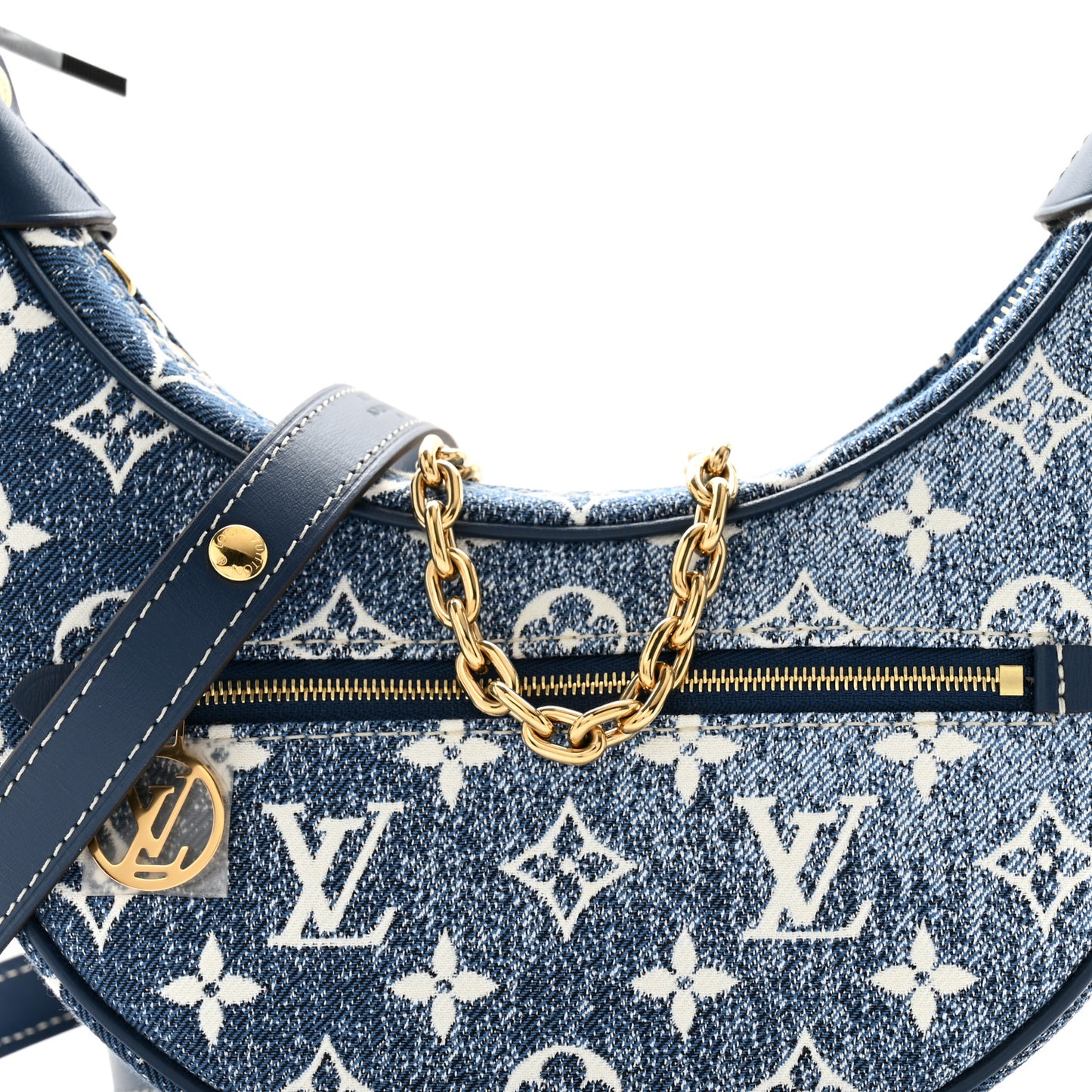 Monogram Jacquard Denim Loop Bleu