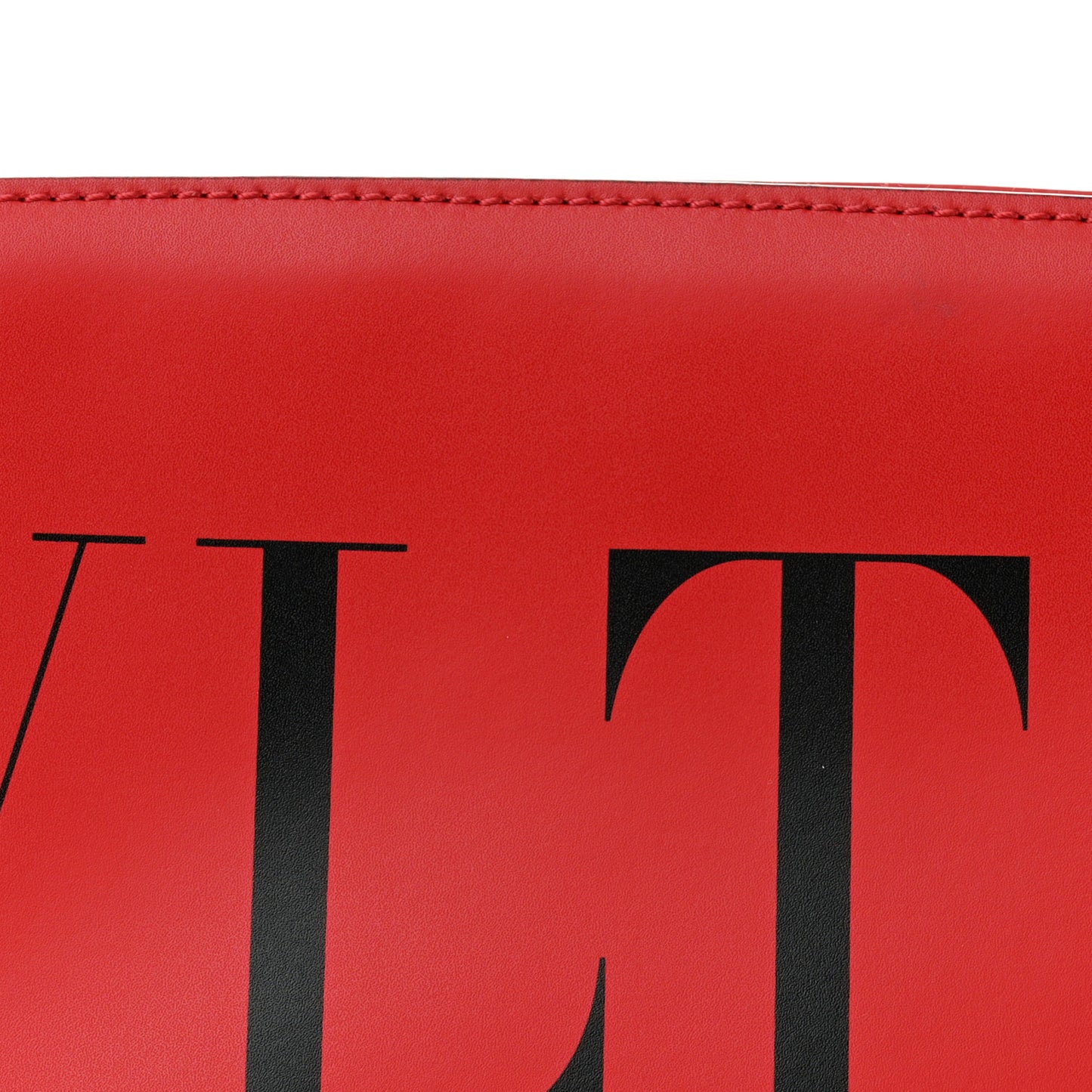 Calfskin Mens VLTN Belt Bag Pure Red Black