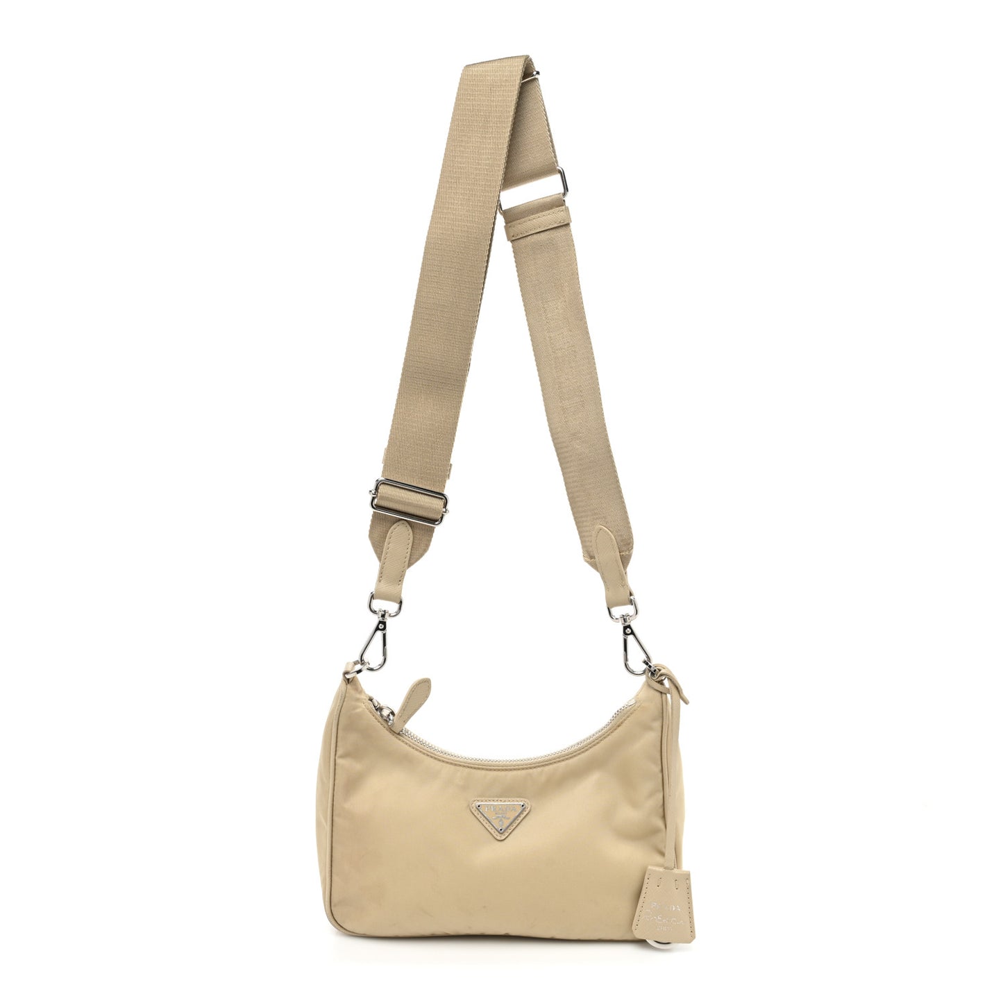 Re-Nylon Saffiano Re-Edition 2005 Shoulder Bag Deserto