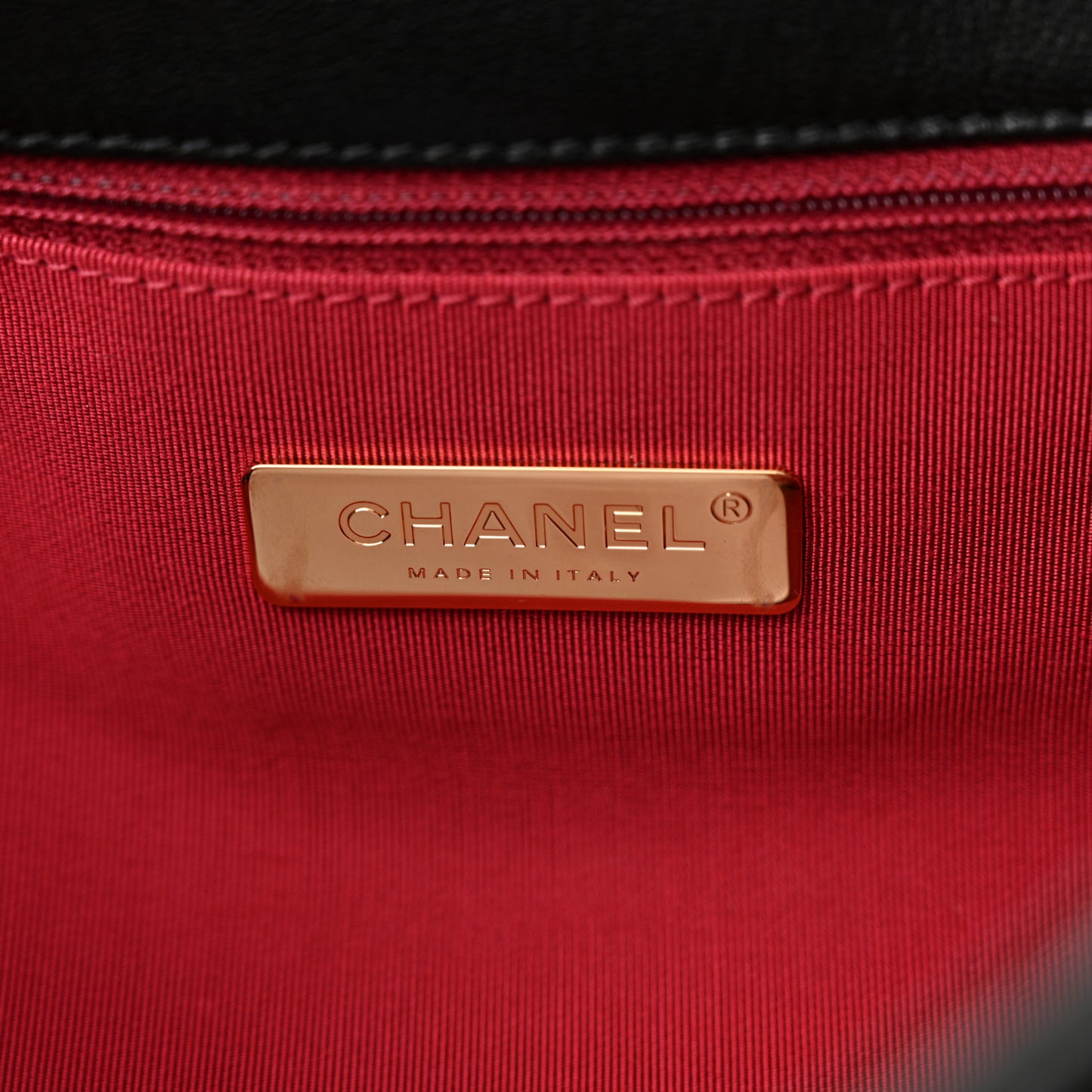 Goatskin Quilted Maxi Chanel 19 Flap Black