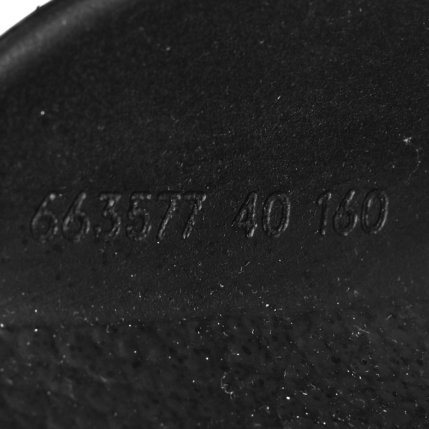 Rubber GG Monogram Perforated Elea Platform 55mm Lug Sole Sandals 40 Black