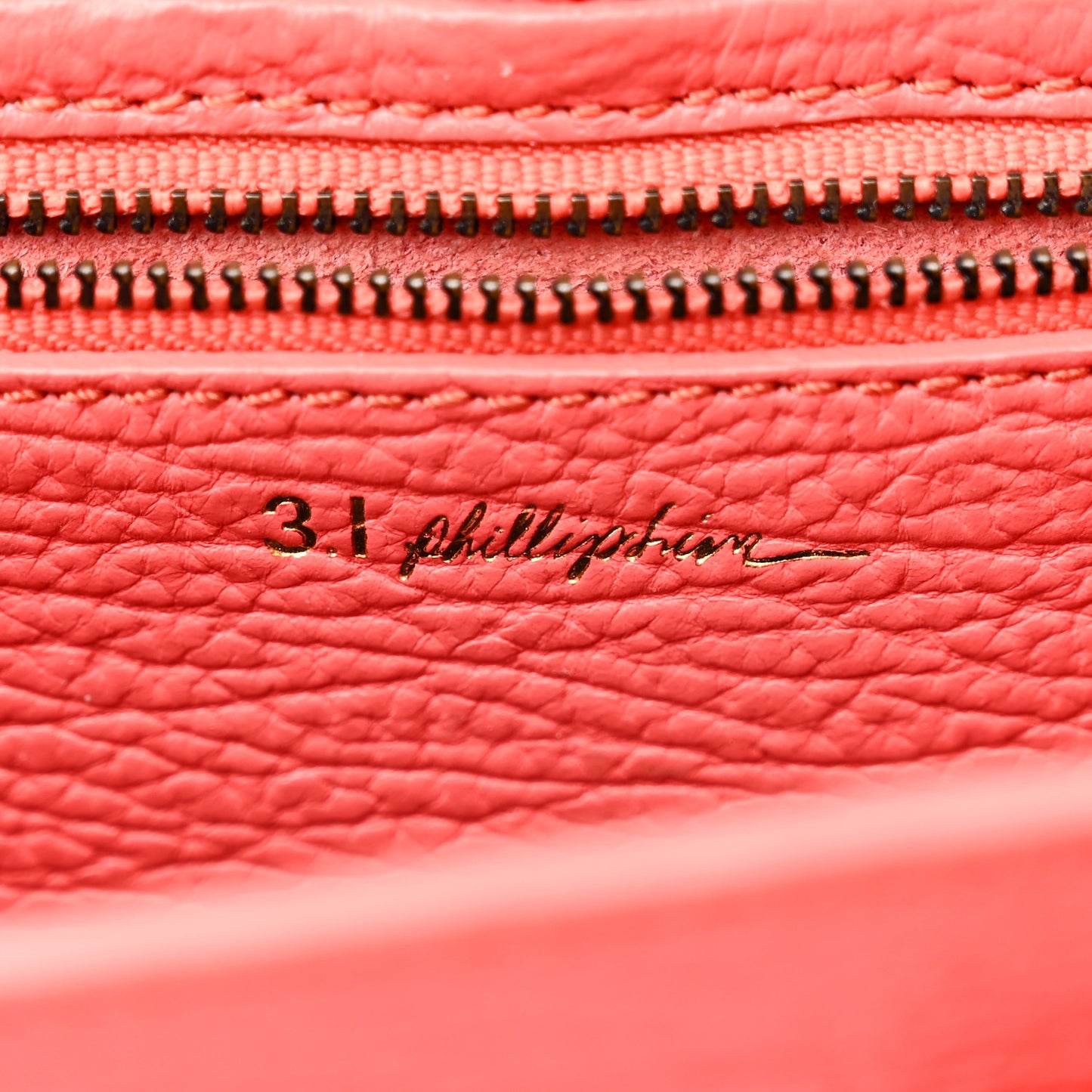 Textured Calfskin Mini Pashli Satchel Raspberry