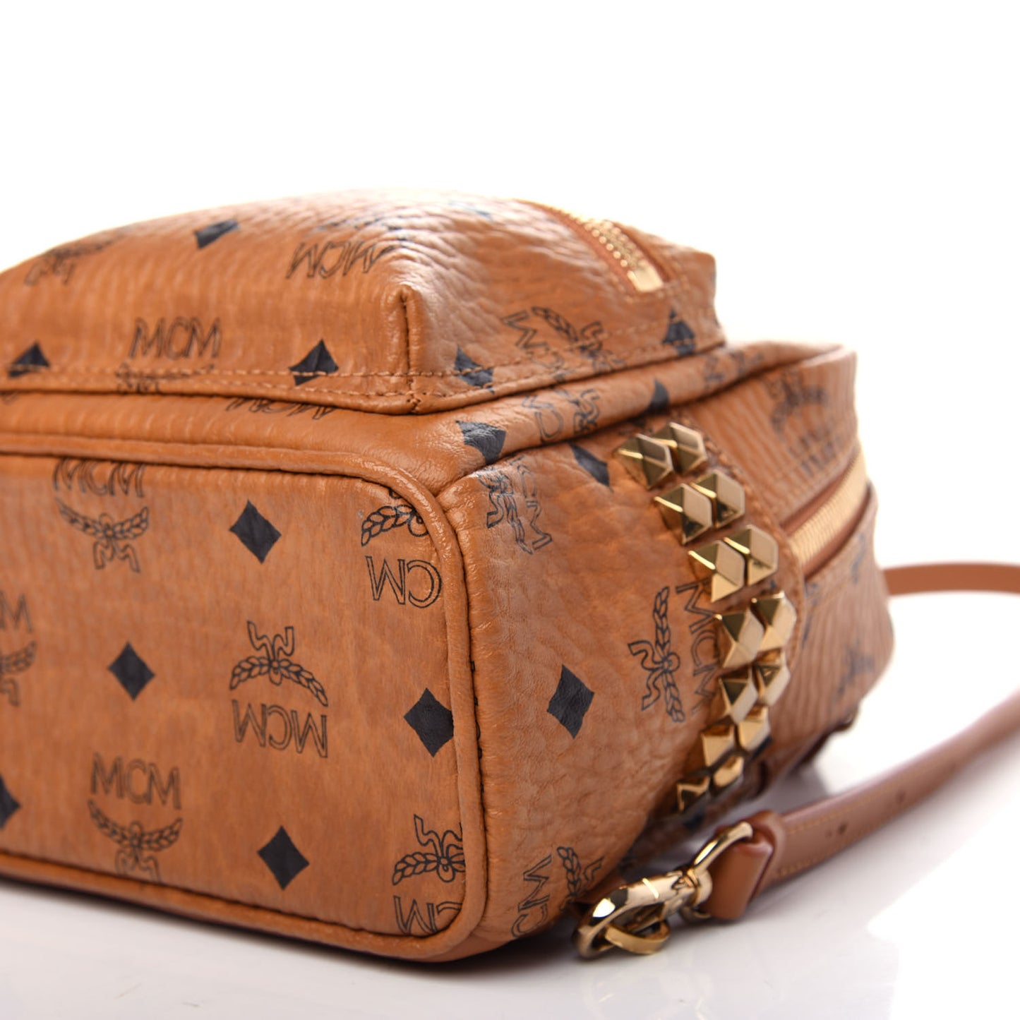 Visetos Side Stud X-Mini Stark Backpack Cognac