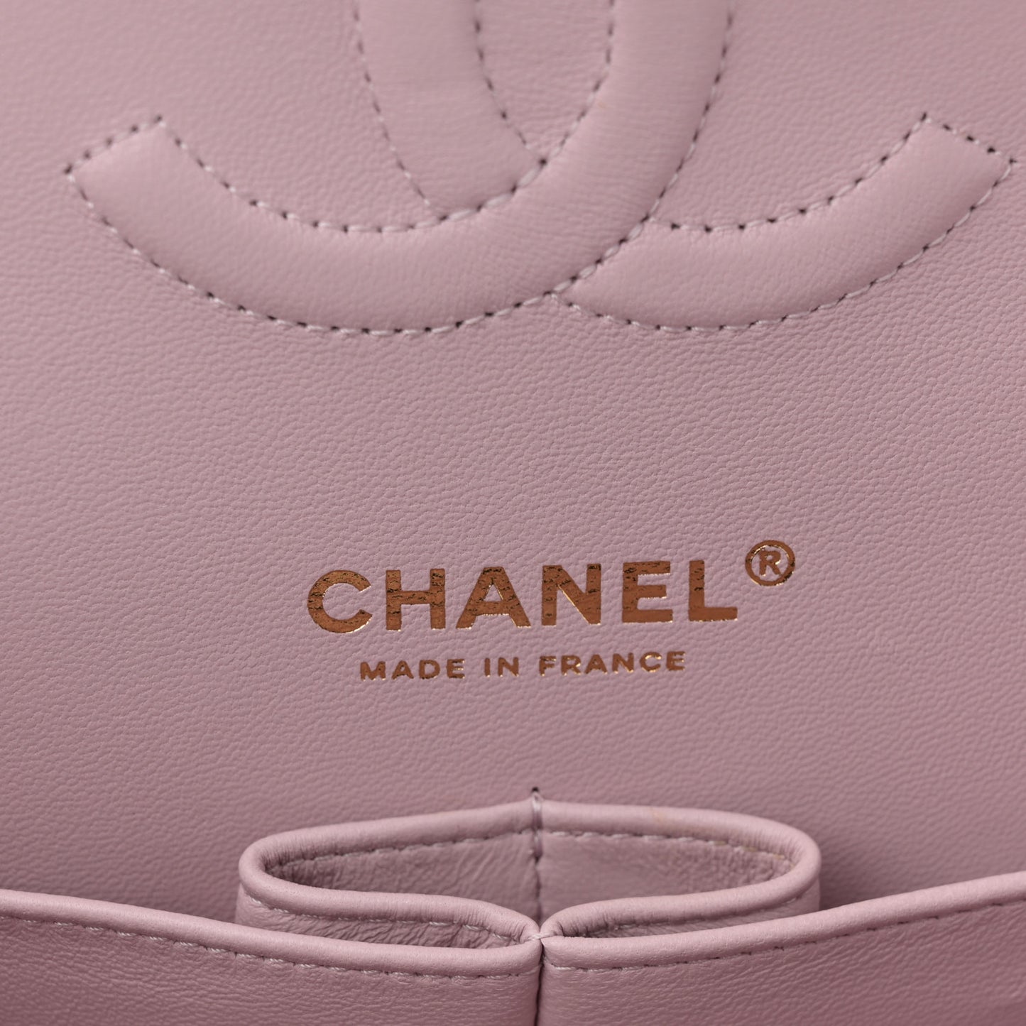 Caviar Quilted Medium Double Flap Light Pink