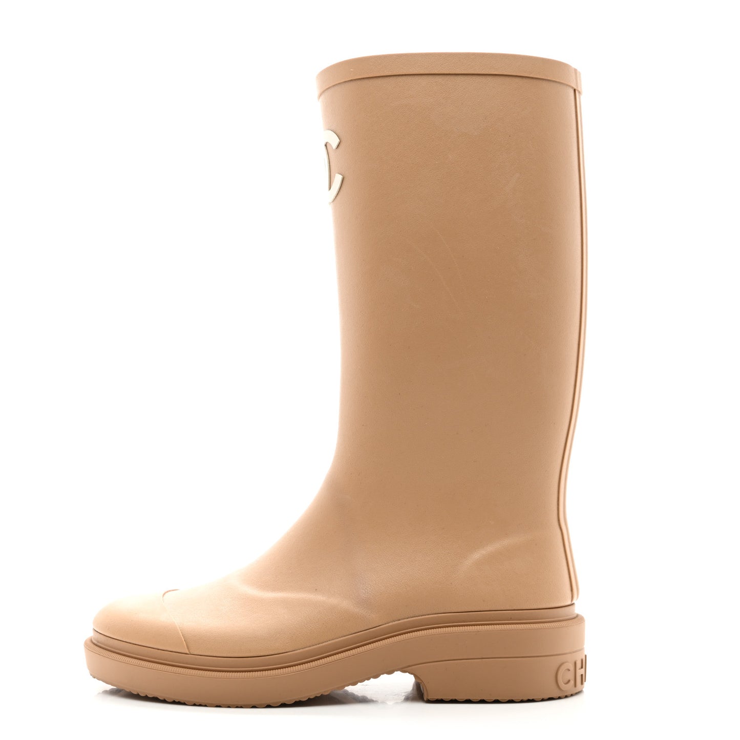 Caoutchouk CC High Boots 36 Beige