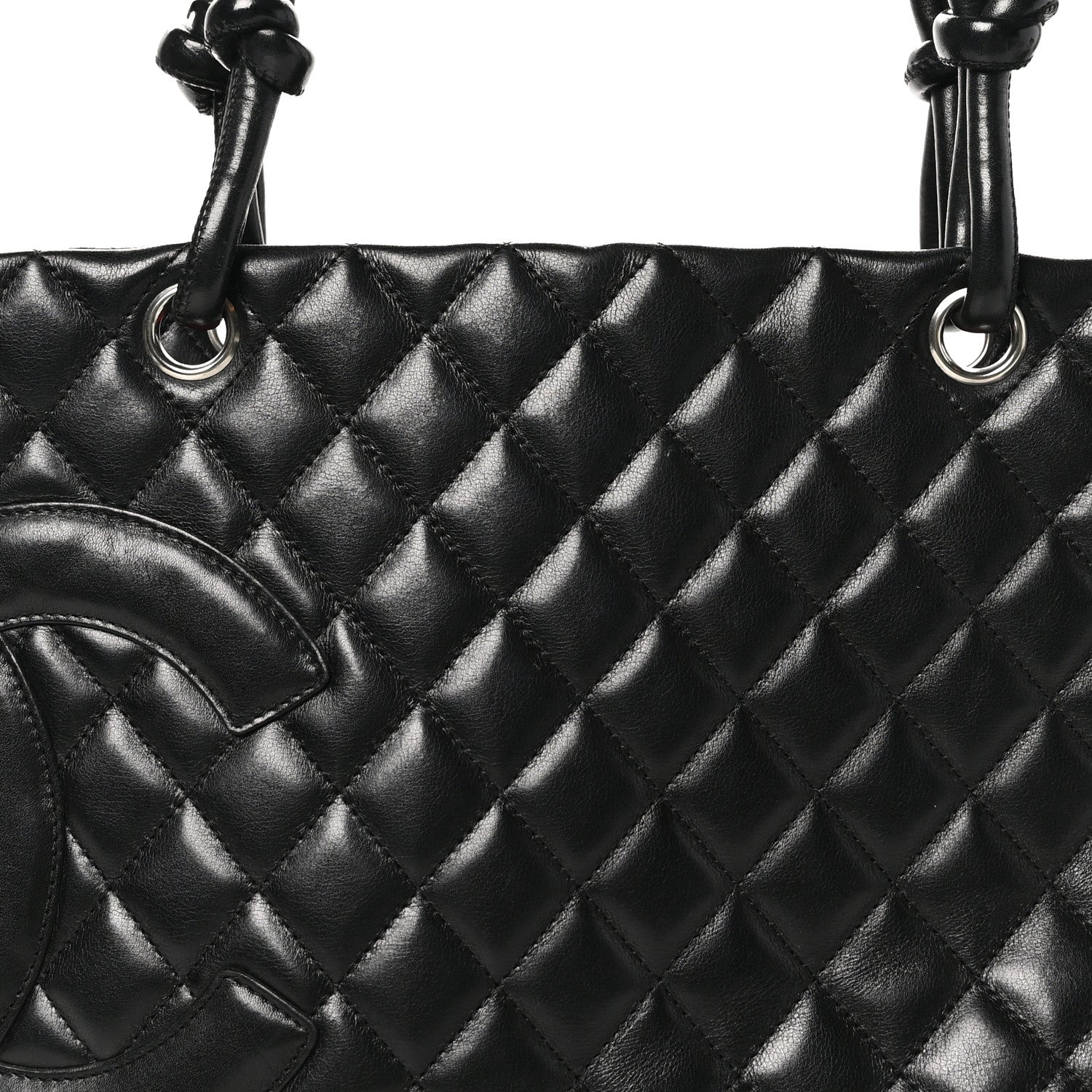 Chanel Calfskin Quilted Large Cambon Tote Black 8 of 11