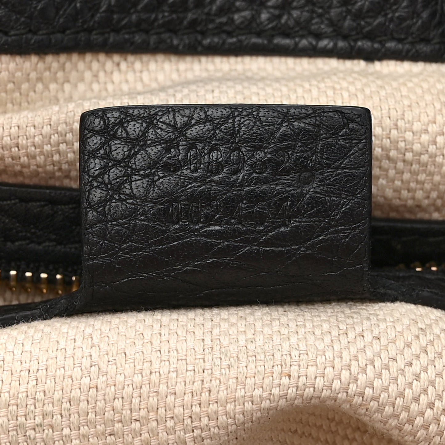 Pebbled Calfskin Medium Soho Chain Shoulder Bag Black