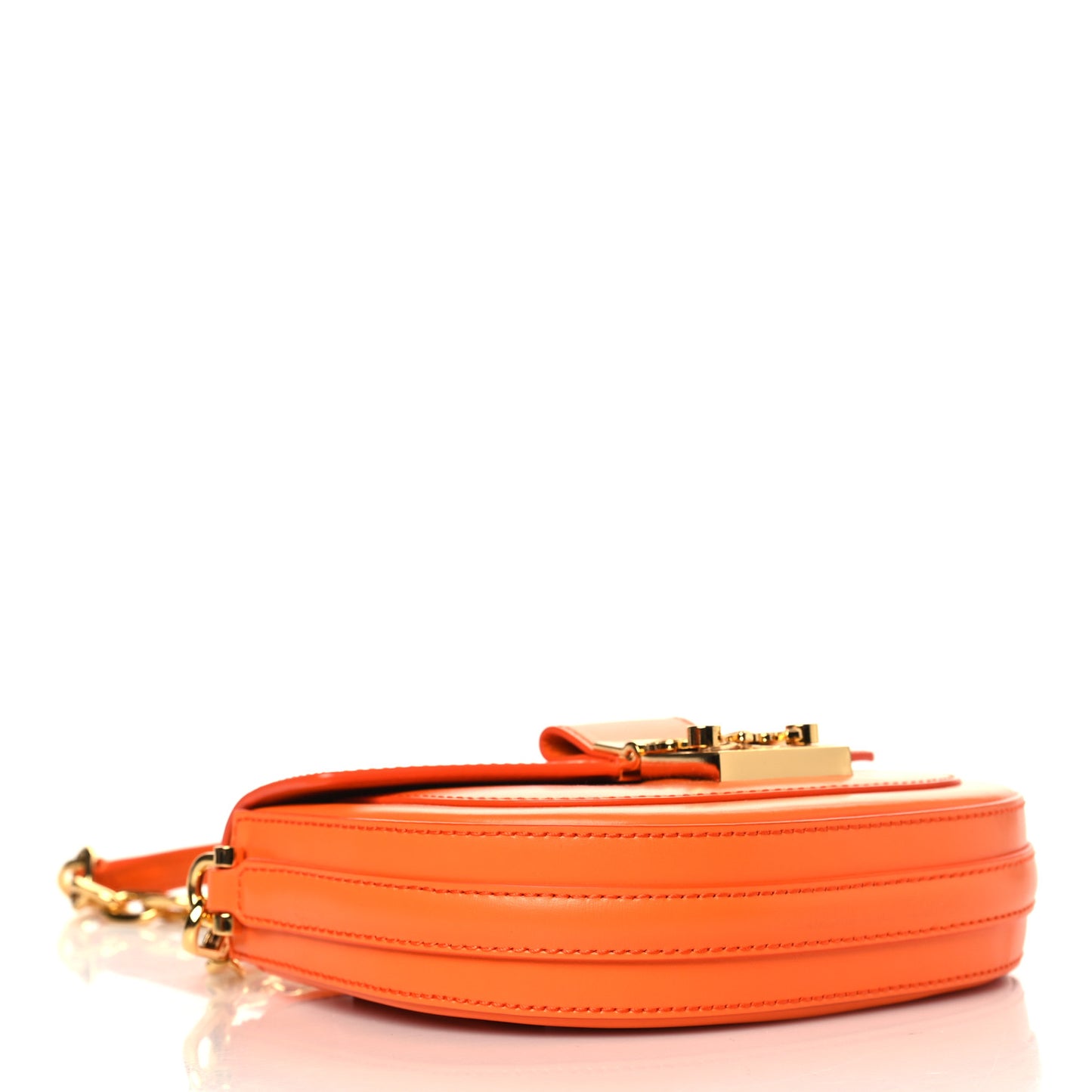 Calfskin Mini Patricia Crossbody Bag Orange