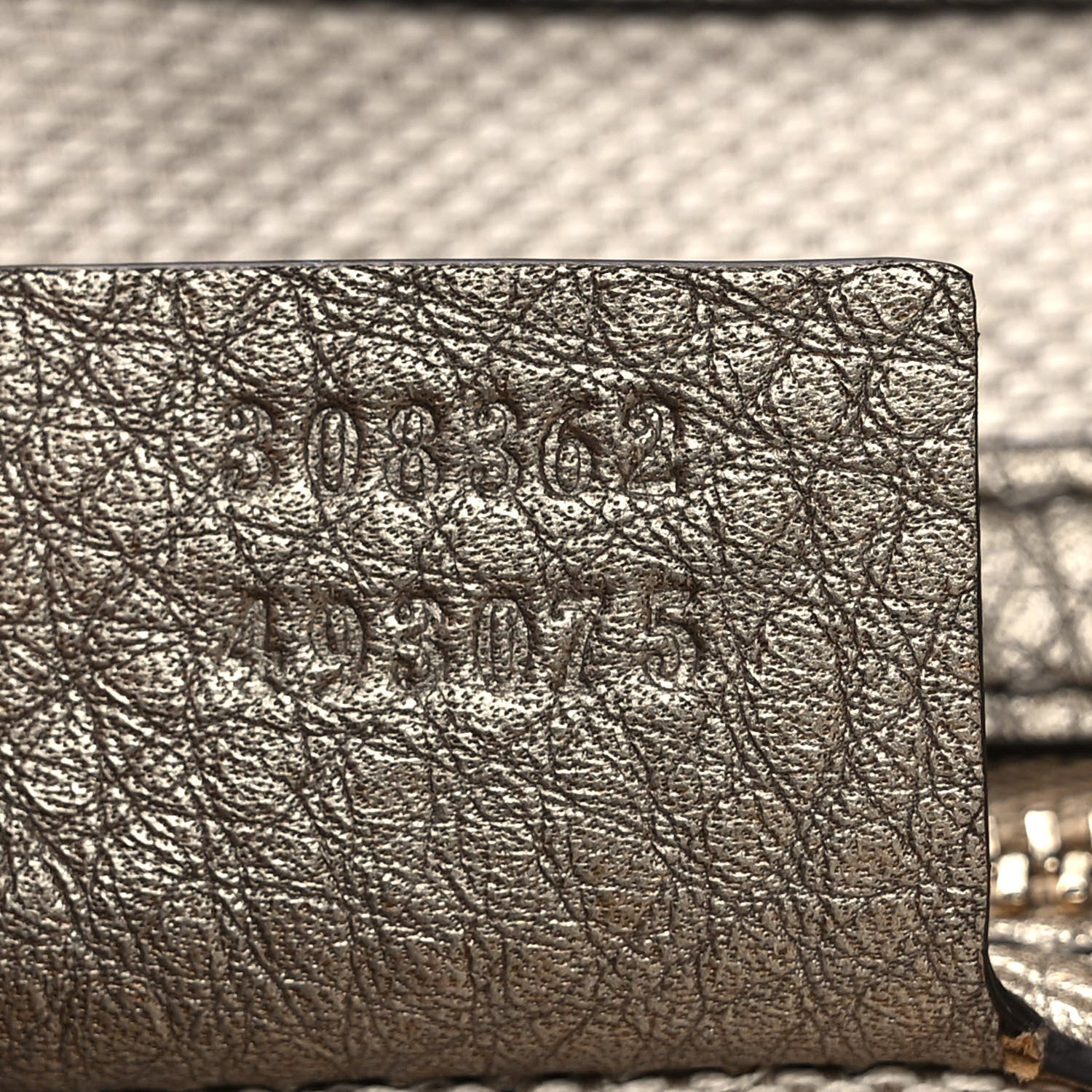 Gucci Metallic Cellarius Calfskin Small Soho Top Handle Satchel Sasso 8 of 10