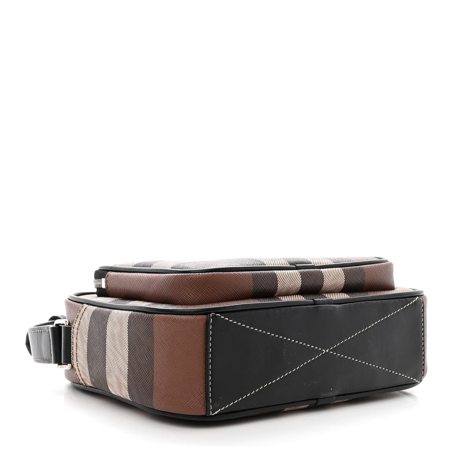Canvas Check Paddy Messenger Birch Brown