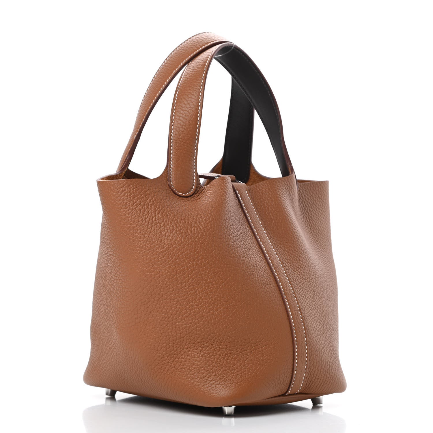 Hermes Taurillon Clemence Picotin Lock 18 PM Gold 3 of 10