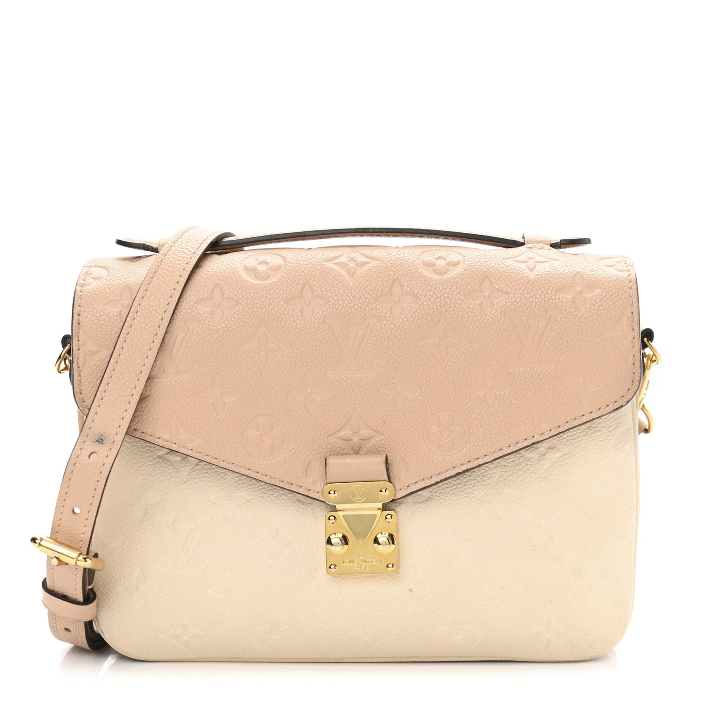 Empreinte Pochette Metis Beige Rose Creme